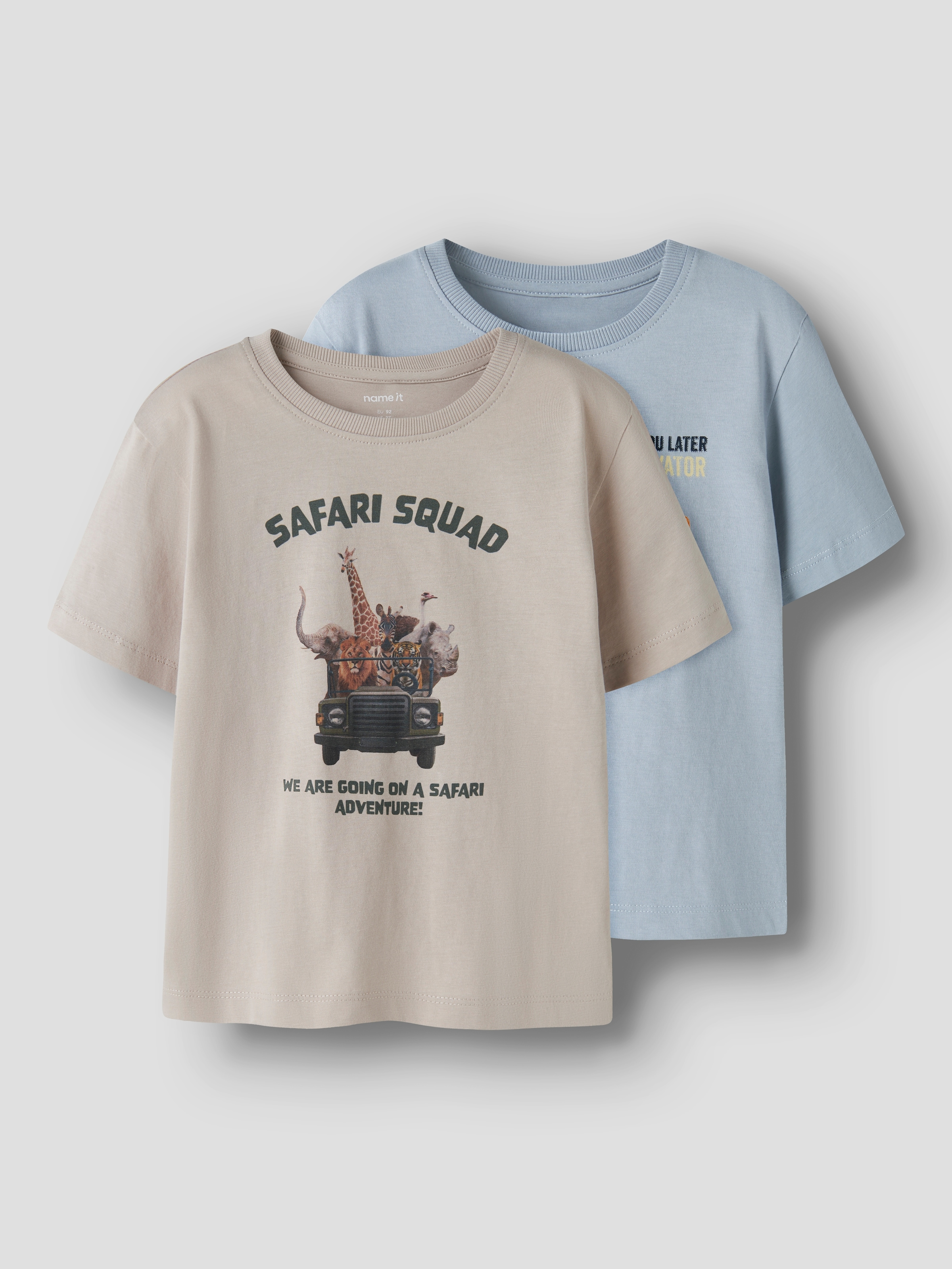 Name It T-shirt »NMMVOTO 2P SS NREG TOP« Paquet, 2 coton, coupe régulière