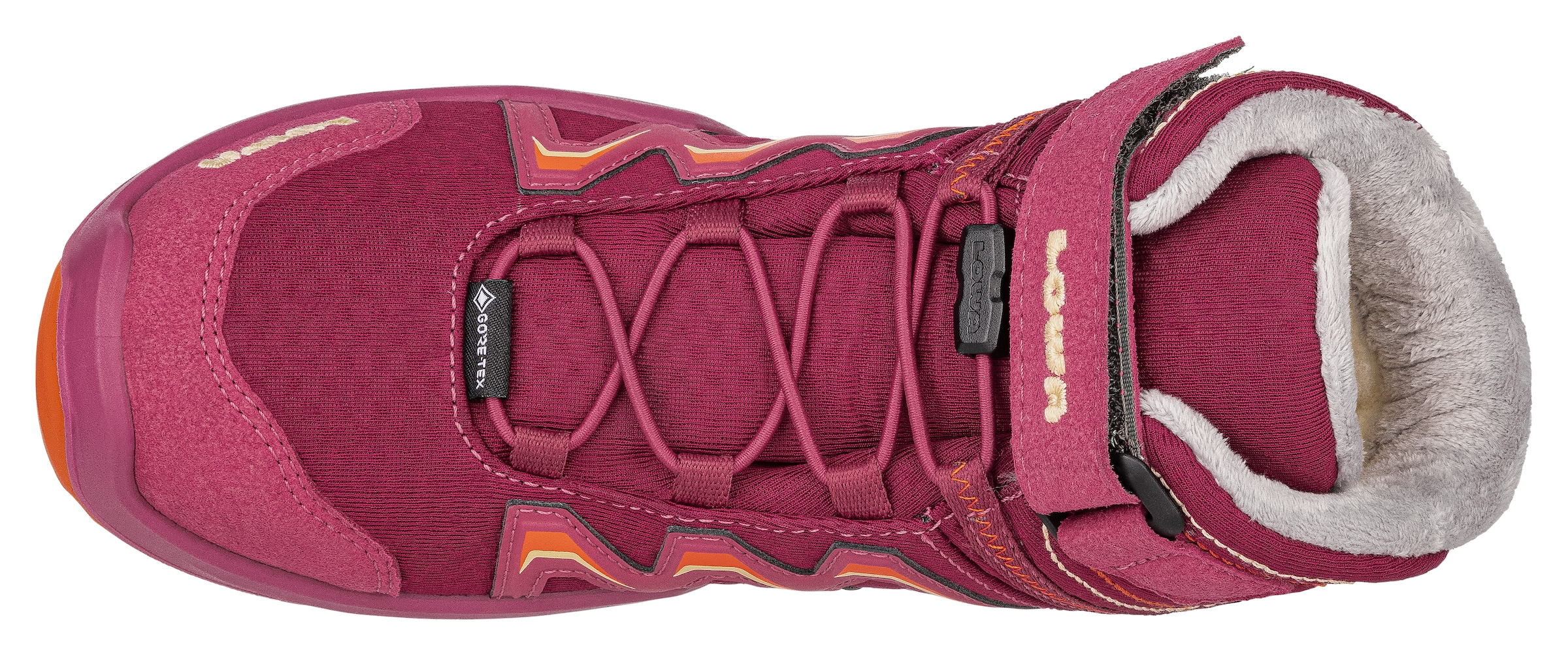 Lowa Winterstiefel »MADDOX WARM GORE-TEX® MID JR«  mit Klettverschluss, profilierte Gummilaufsohle, wasserdicht