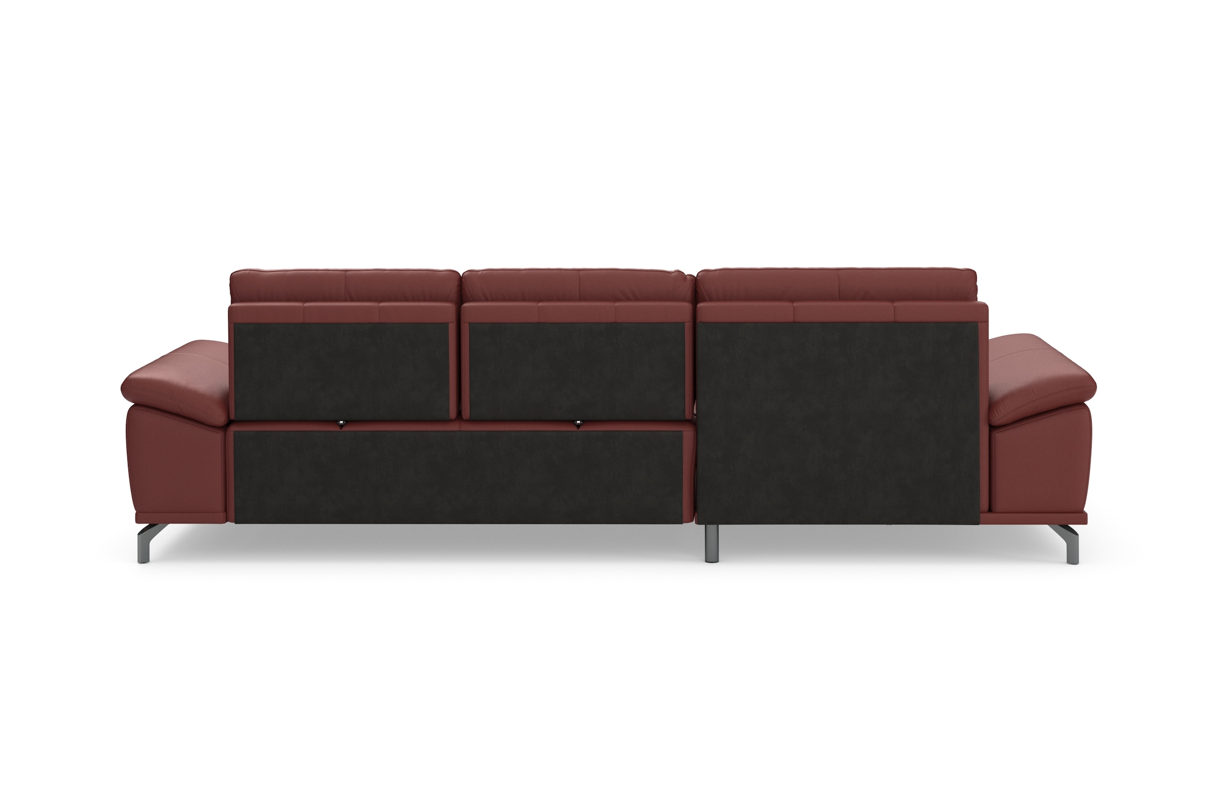 GOODproduct Ecksofa »Costello L-Form, Sitztiefen- & Armteilverstellung, 3 Nierenkissen« optional Schlaffunktion & Stauraum, Federkern