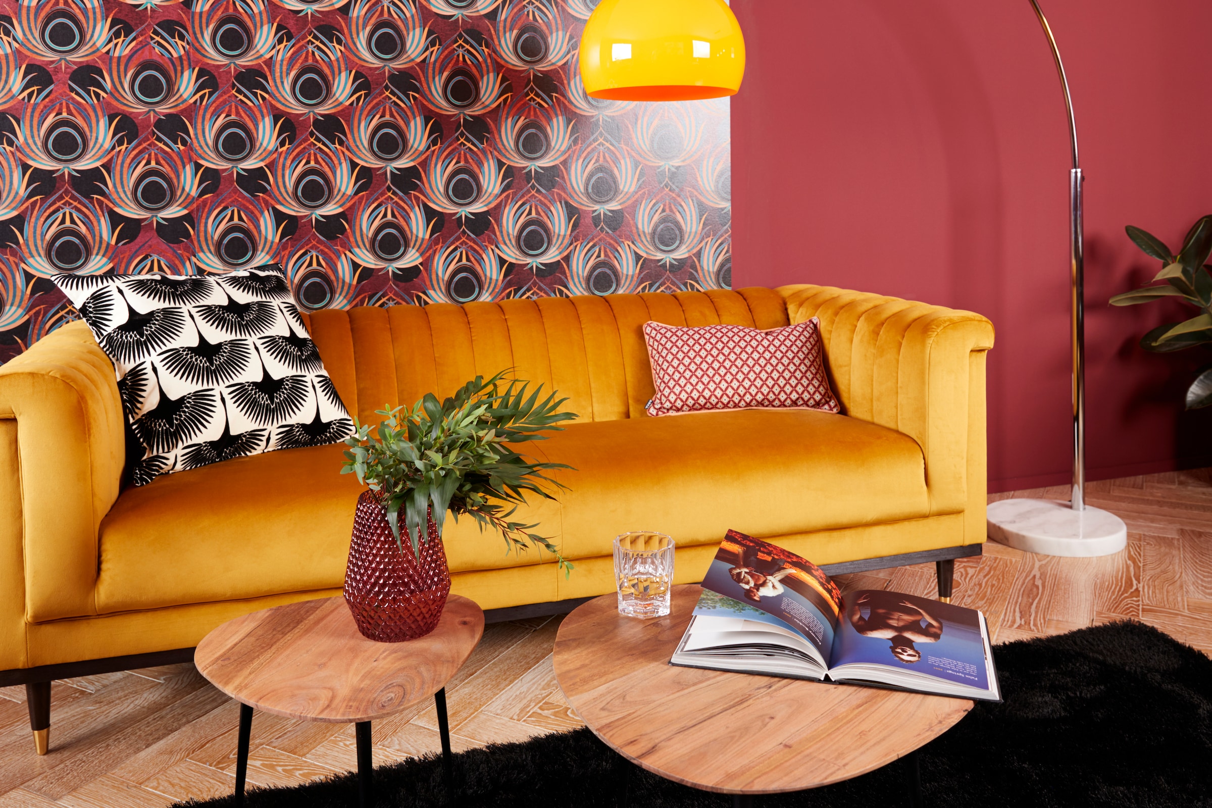 H.O.C.K. Coussin décoratif »Harry Devin« Kissenhülle mit Füllung, 1 Stück