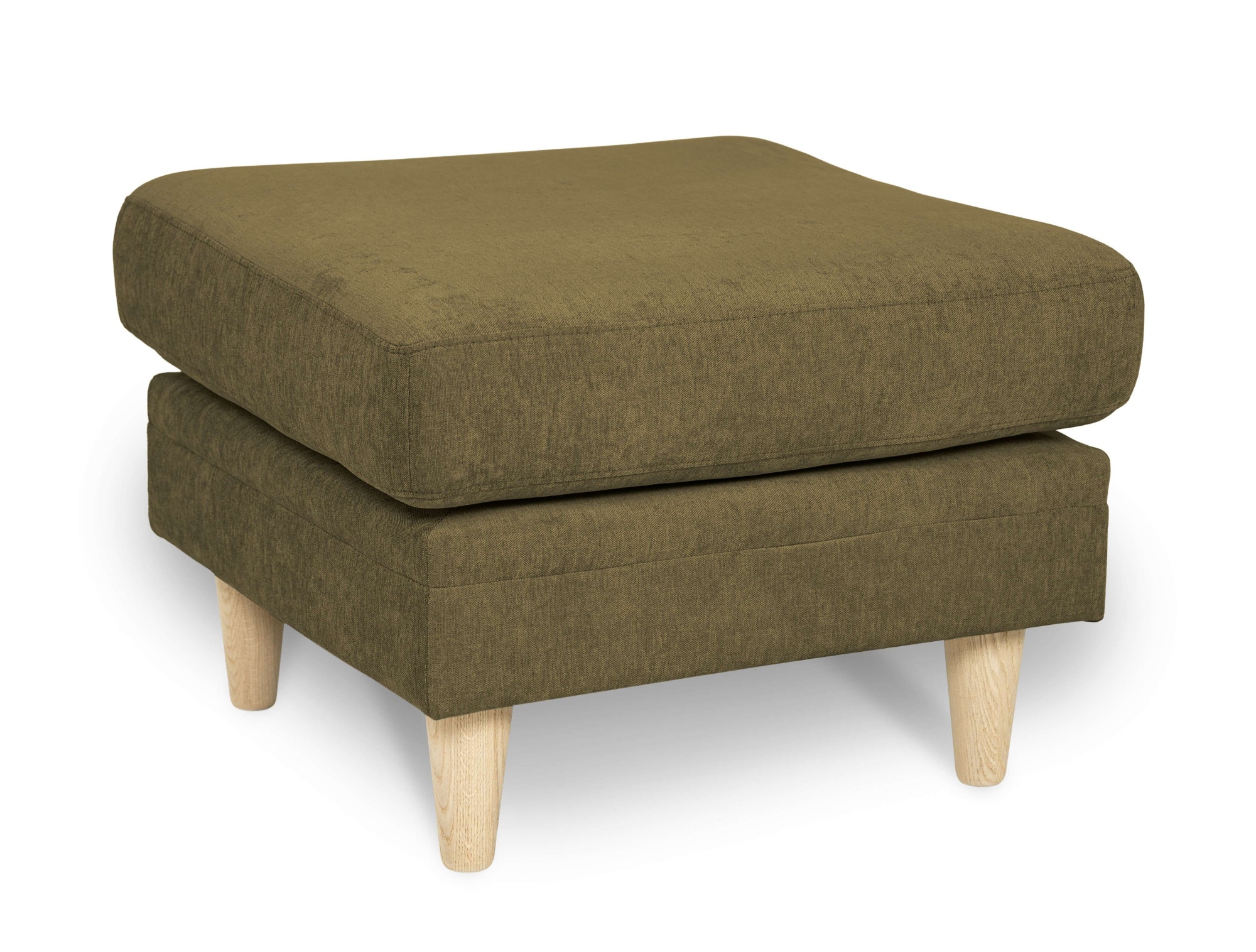 Home affaire Polsterhocker »Arellano, Breite 63 cm« klassisches Design, mit Massivholzfüssen, Webstoff fein, Chenille