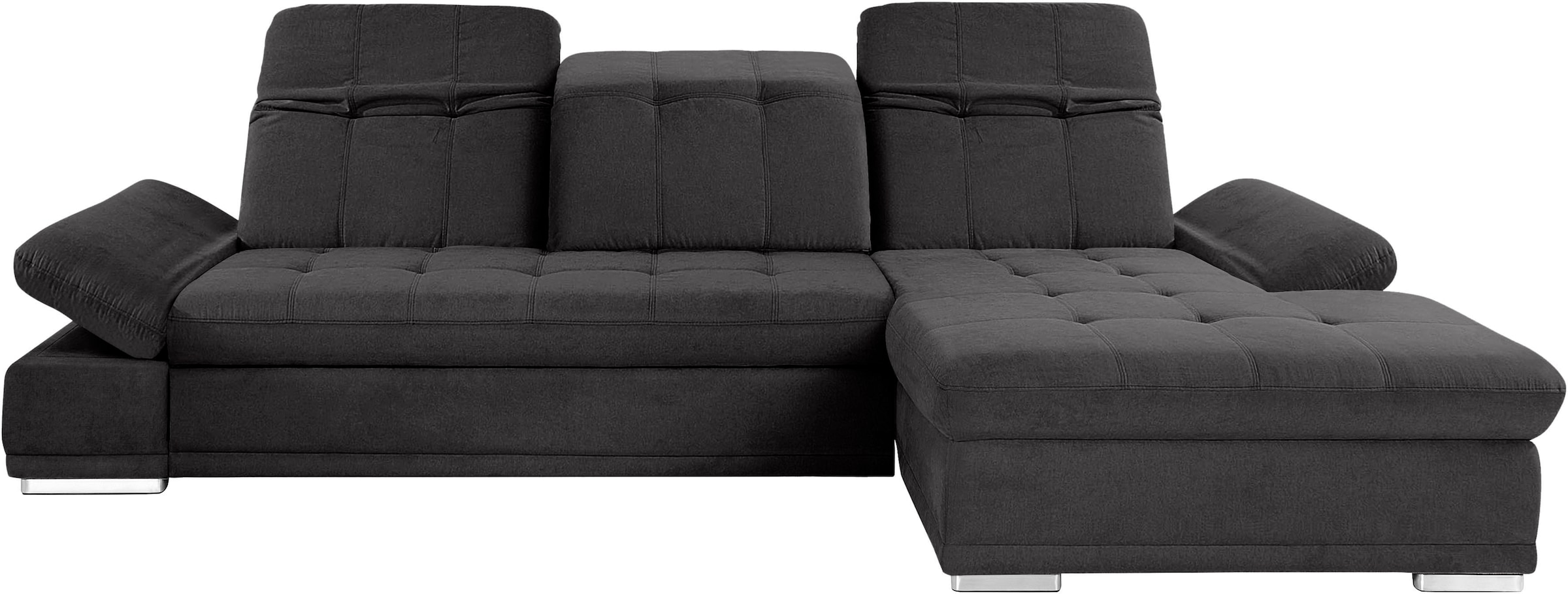 COTTA Ecksofa »Holiday L-Form mit Sitztiefen-, Armteil- und Kopfteilverstellung« wahlweise mit Bettfunktion & Bettkasten