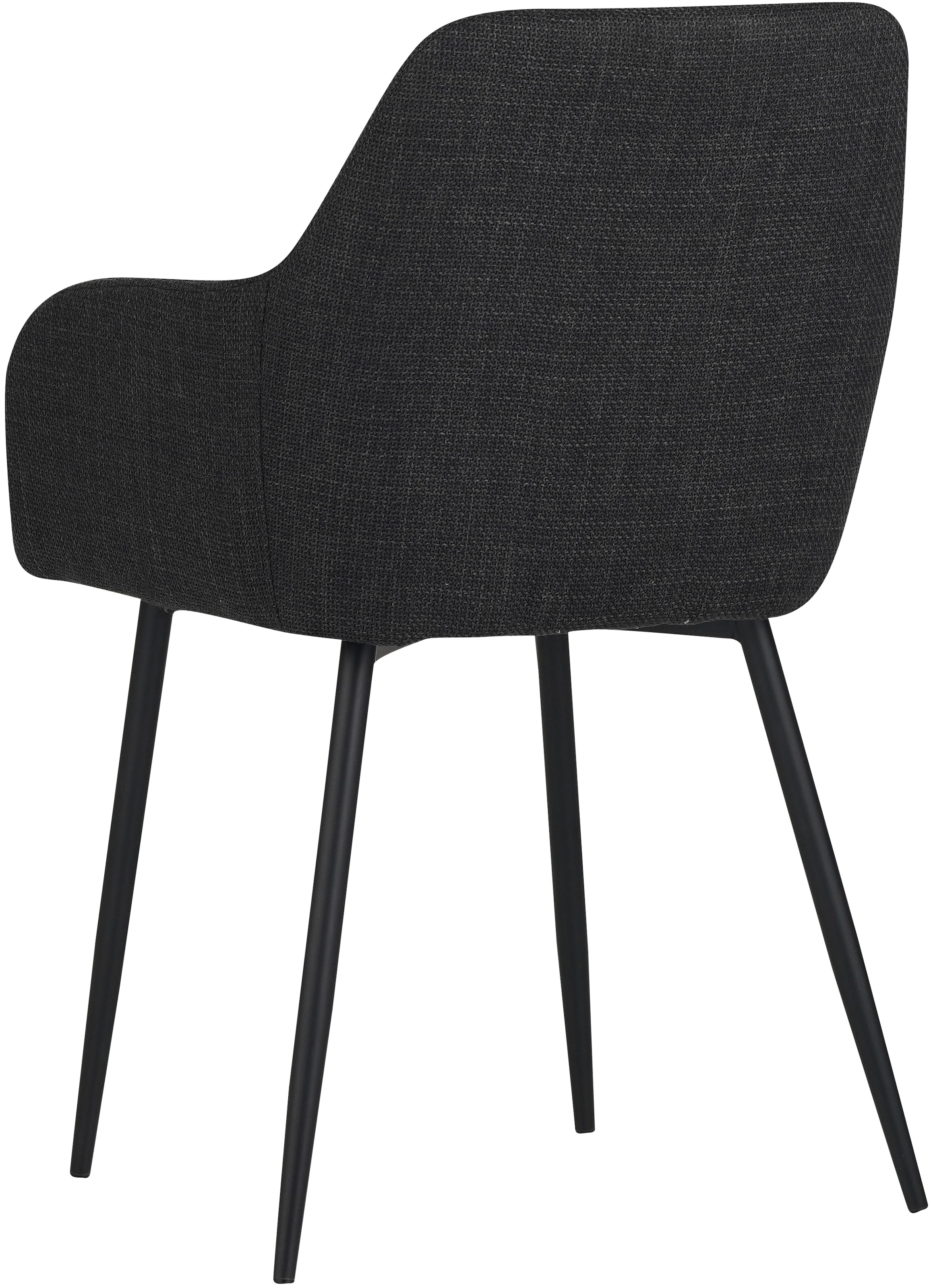 HELA Essgruppe »MOSEL« 3 Stk. tlg. Tisch 90x75 cm, Platte rund, gesinterter Stein, Armlehnenstuhl