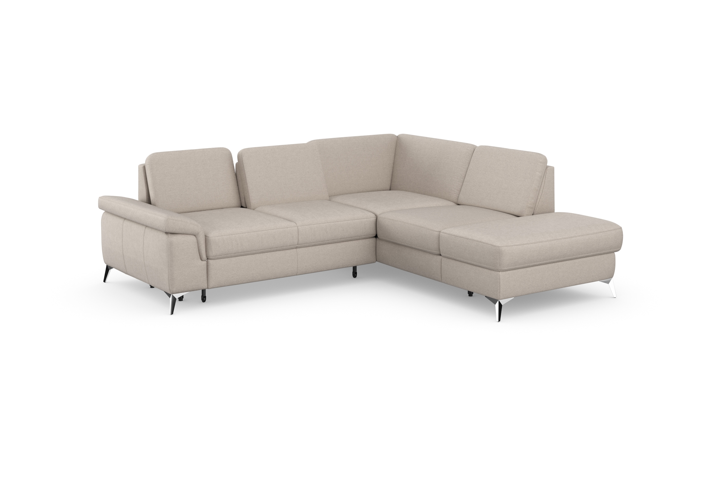 sit&more Canapé d'angle »Padua L-Form« inklusive Sitztiefenverstellung, Armteilfunktion und Federkern