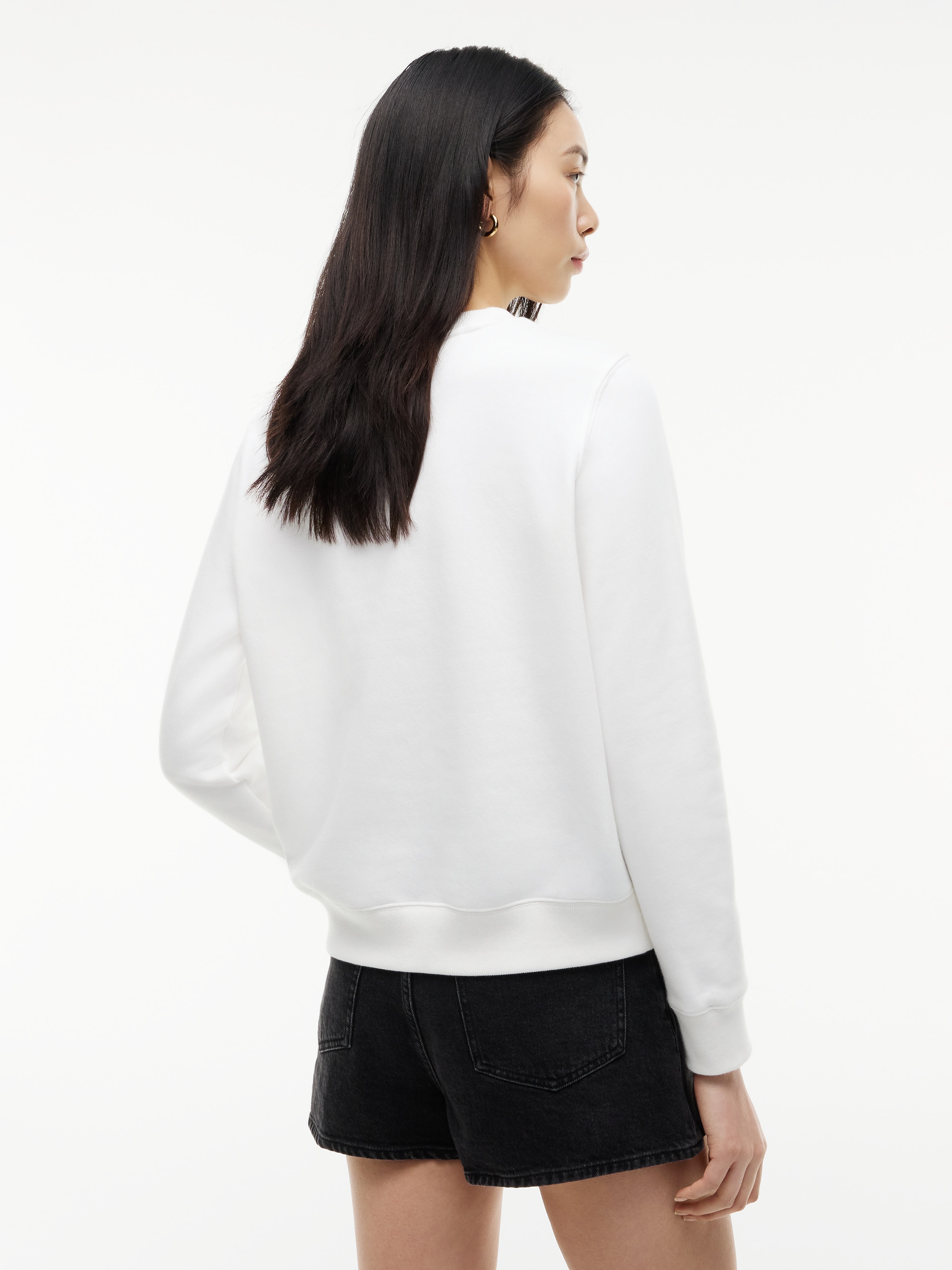 Tommy Jeans Sweatshirt »TJW REG S FLAG CREW«, mit Logostickerei, Regular Fit
