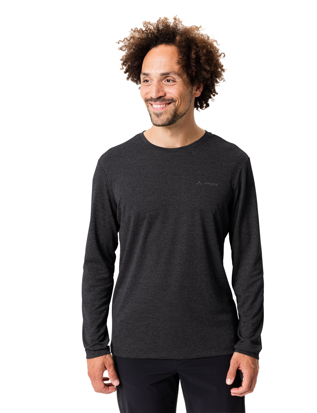 VAUDE T-shirt à manches longues »Men's Essential LS T-Shirt« Style sportif, col rond, matériau à séchage rapide