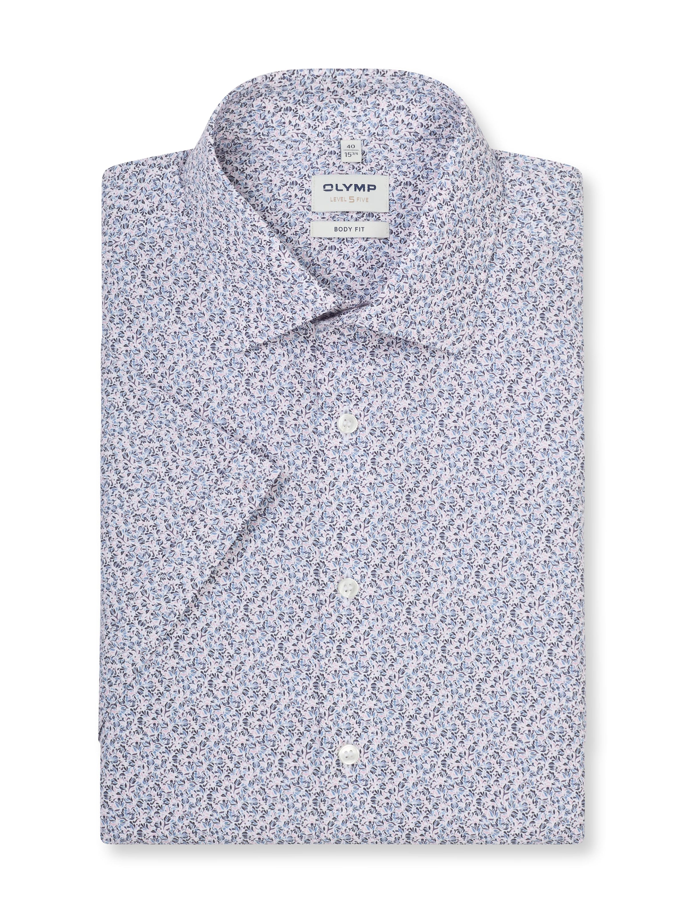 OLYMP Chemise à manches courtes »Level Five« Chemise business, coupe body fit, col Kent