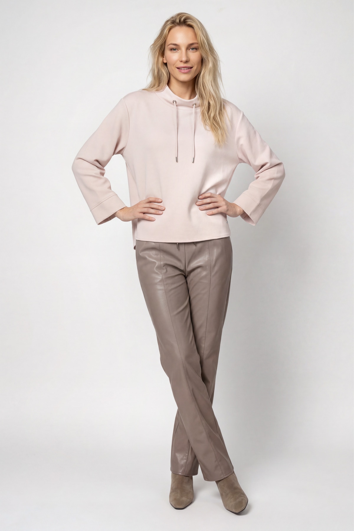 Monari Sweatshirt »Sweatshirt Basic Sweat«, Regular fit mit Stehkragen
