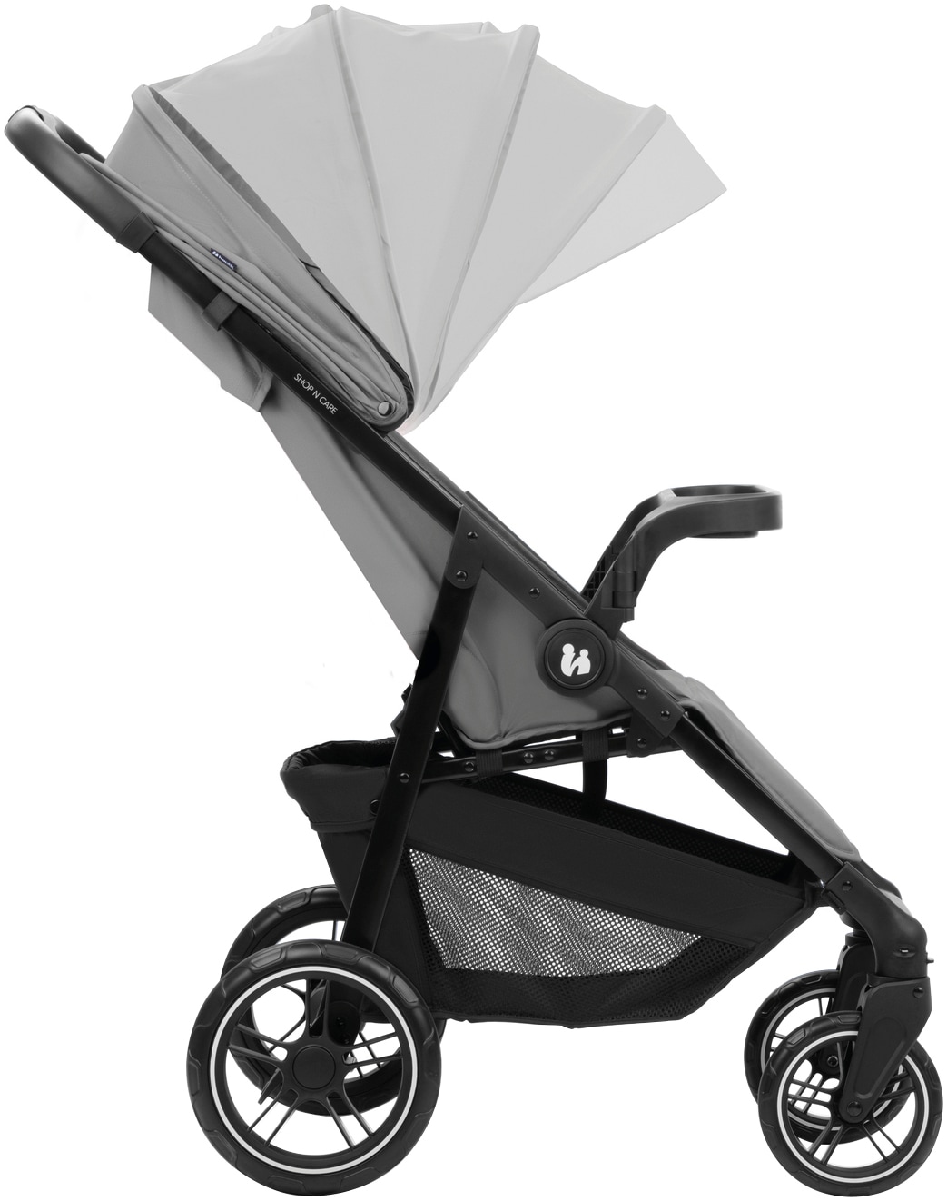 Hauck Poussette pour enfants »Shop N Care, Grey« 22 kilos bis 22 kg belastbar; kompatibel mit Babyschale