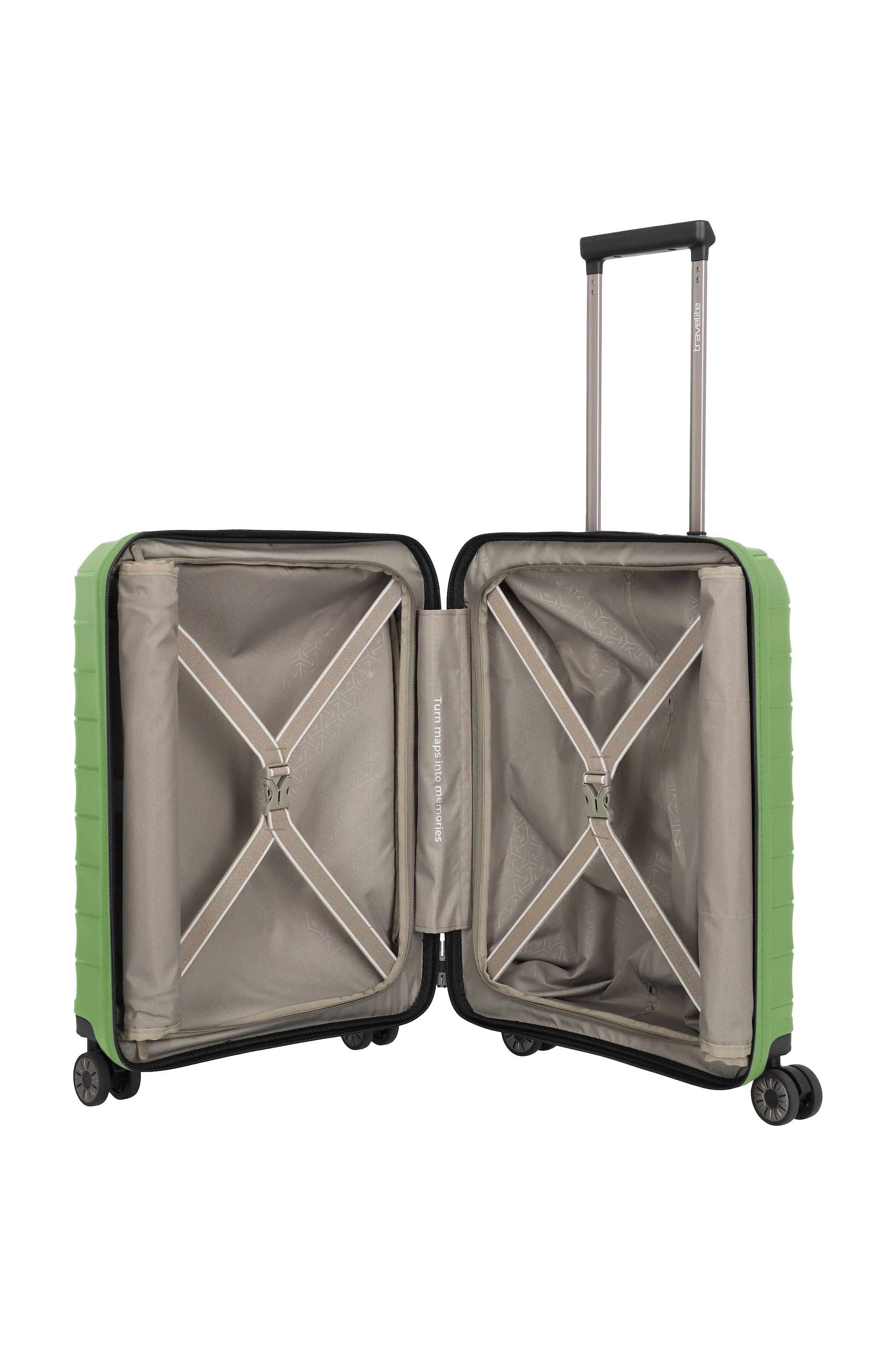travelite Trolley »MOOBY Koffer Hartschale« 39 l 4 Rollen mit TSA-Schloss und kratzresistenter Oberfläche – leicht und robust