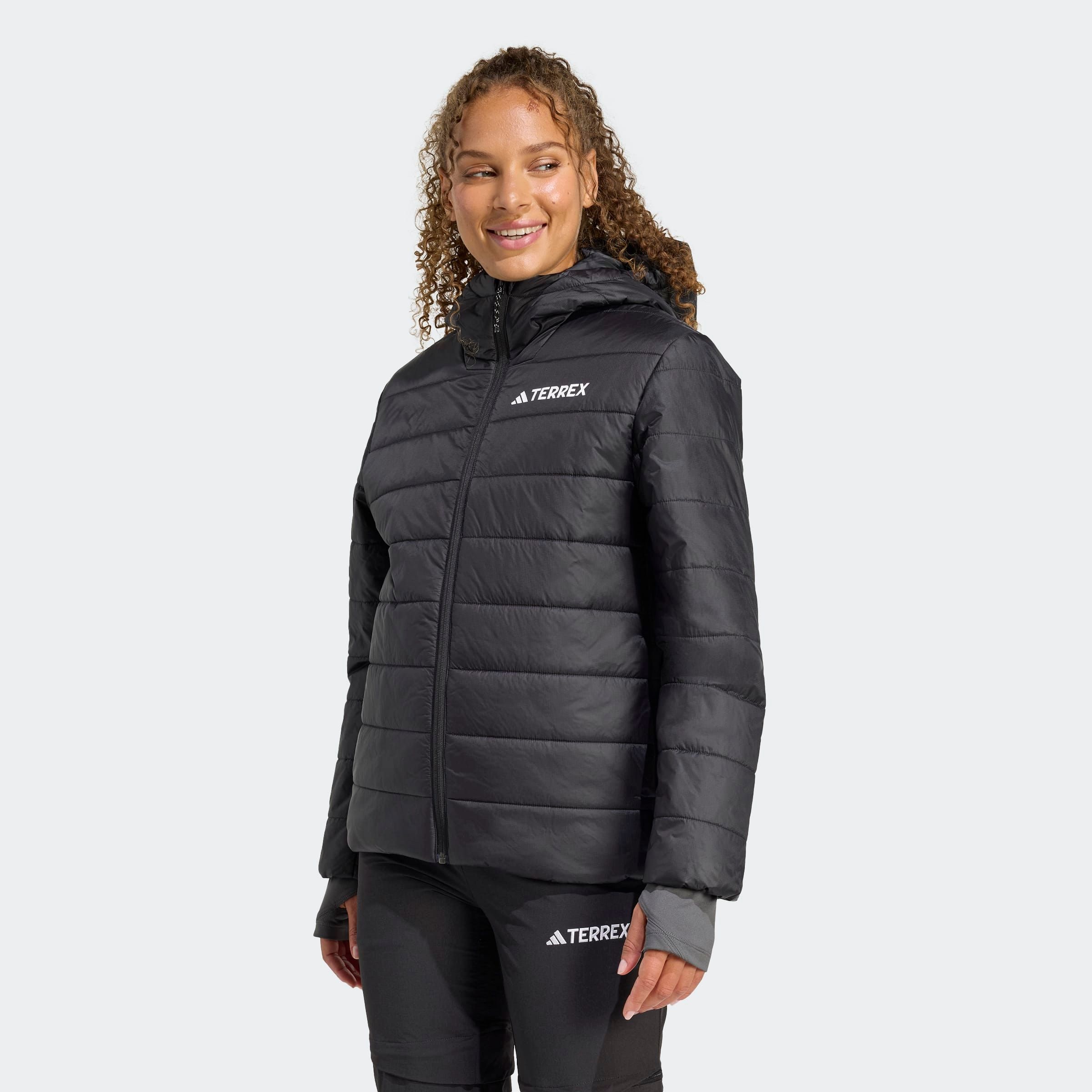adidas TERREX Veste d'extérieur »W MT ESS P HO J« mit Kapuze wärmend durch Climawarm Technologie, mit Kapuze