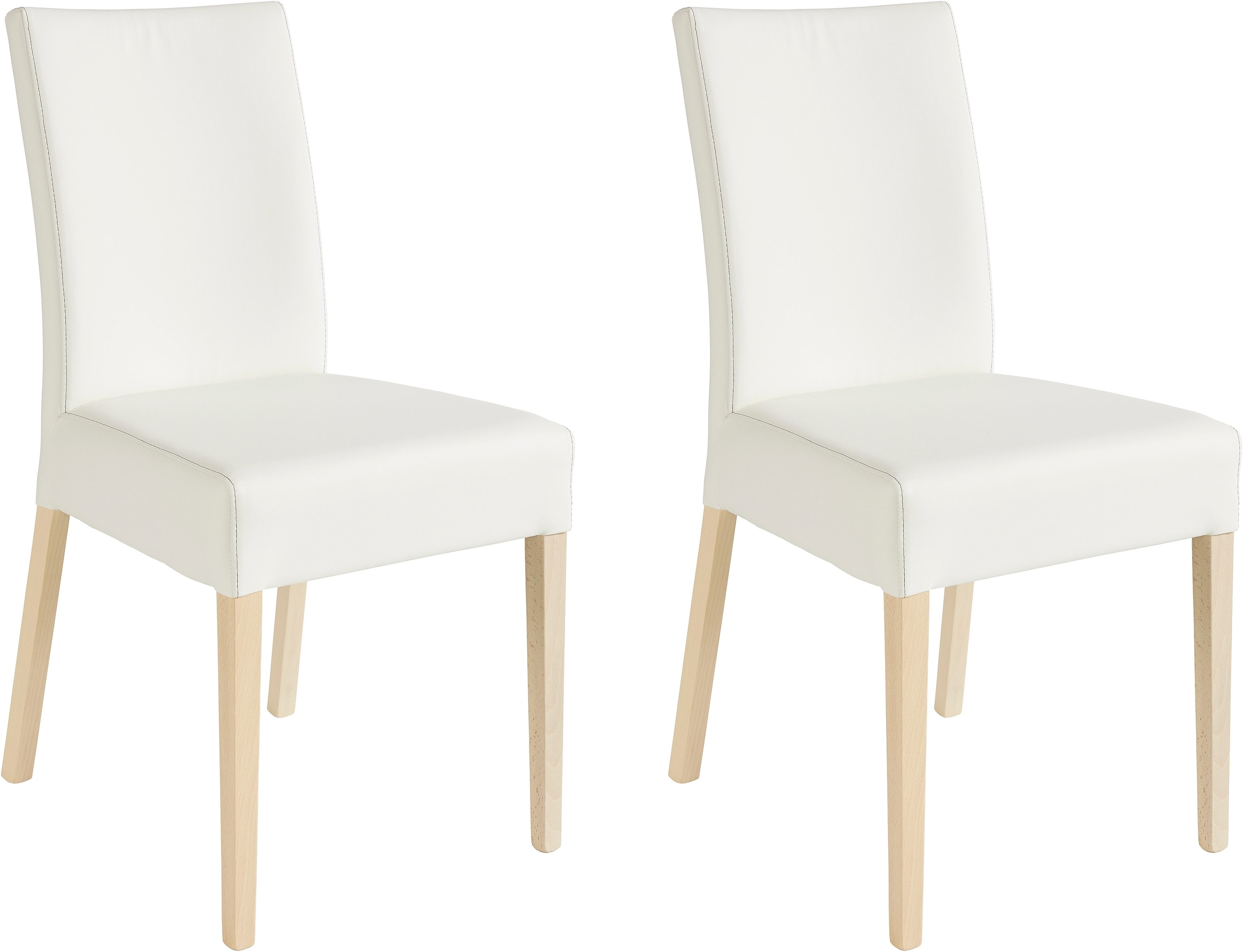 Home affaire 4-Fussstuhl »Umag« (Set) 2 Stk.Sitz und Rücken gepolstert