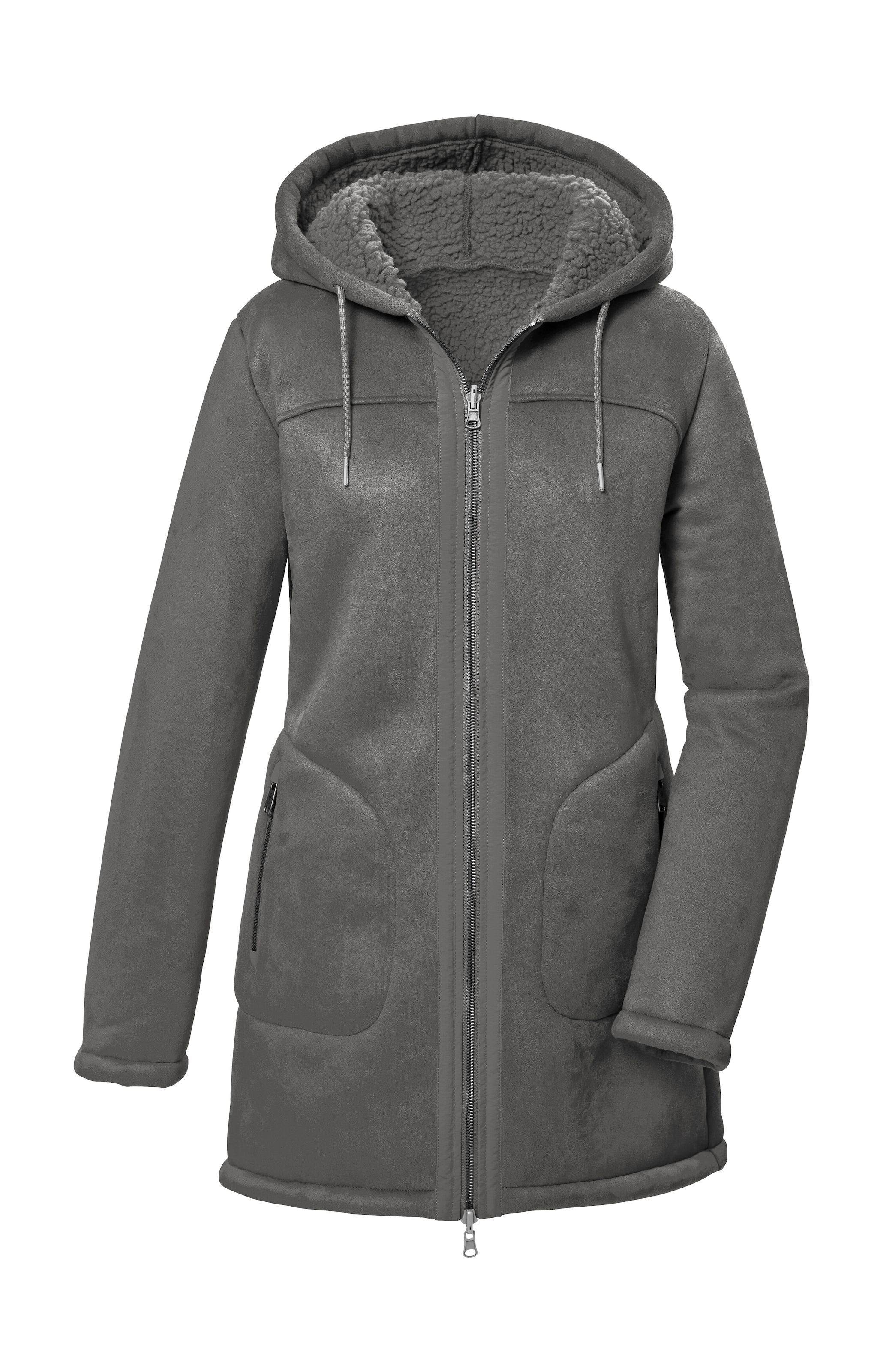 G.I.G.A. DX by killtec Parka fonctionnelle »GW 63 WMN PRK« parka réversible avec 2 côtés, fermeture éclair à 2 voies et capuche