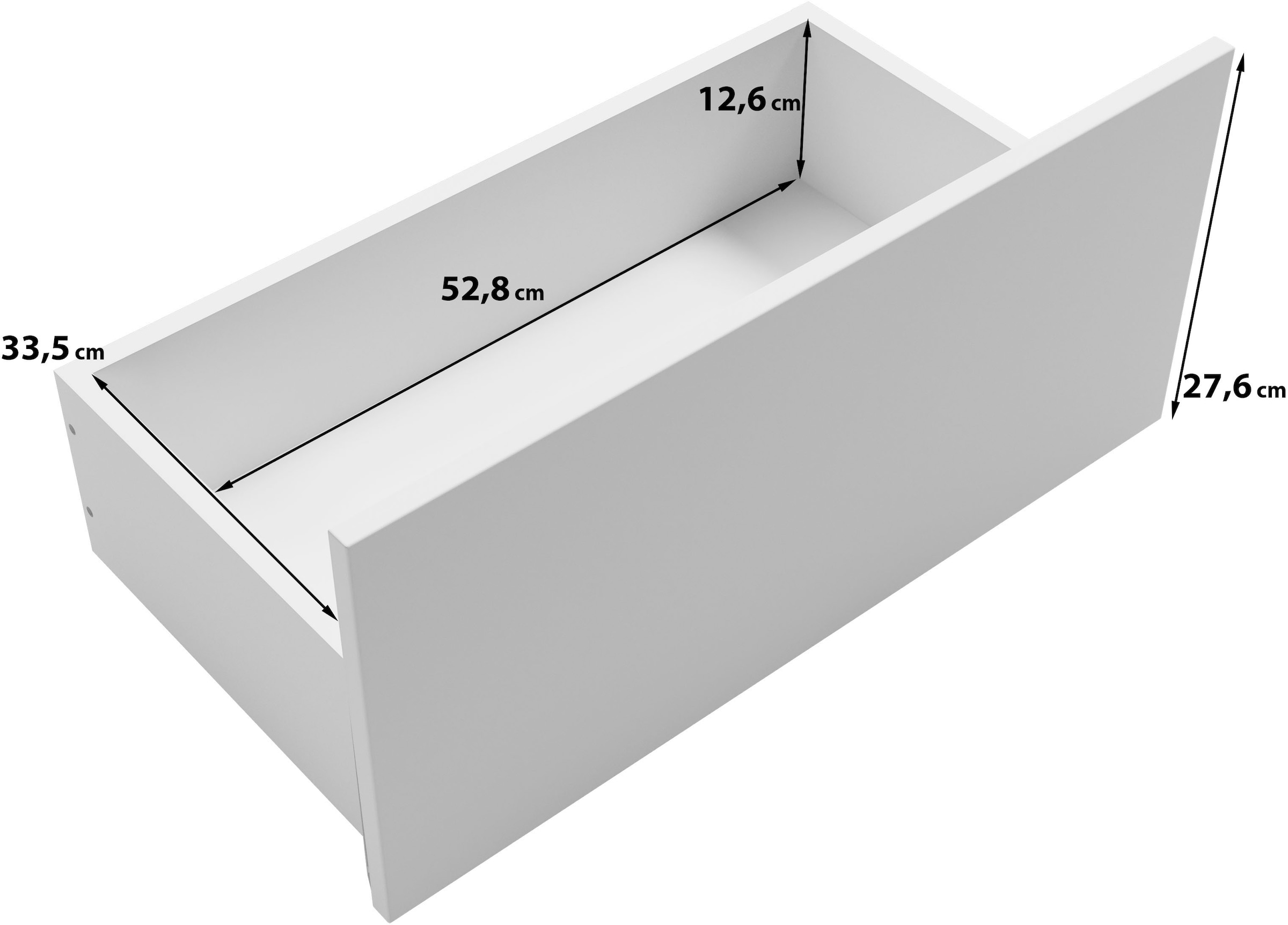 GOODproduct Buffet »Kenia« 1 cuis tlg. Buffet avec 3 tiroirs, 6 compartiments, portes en verre, largeur 150 cm