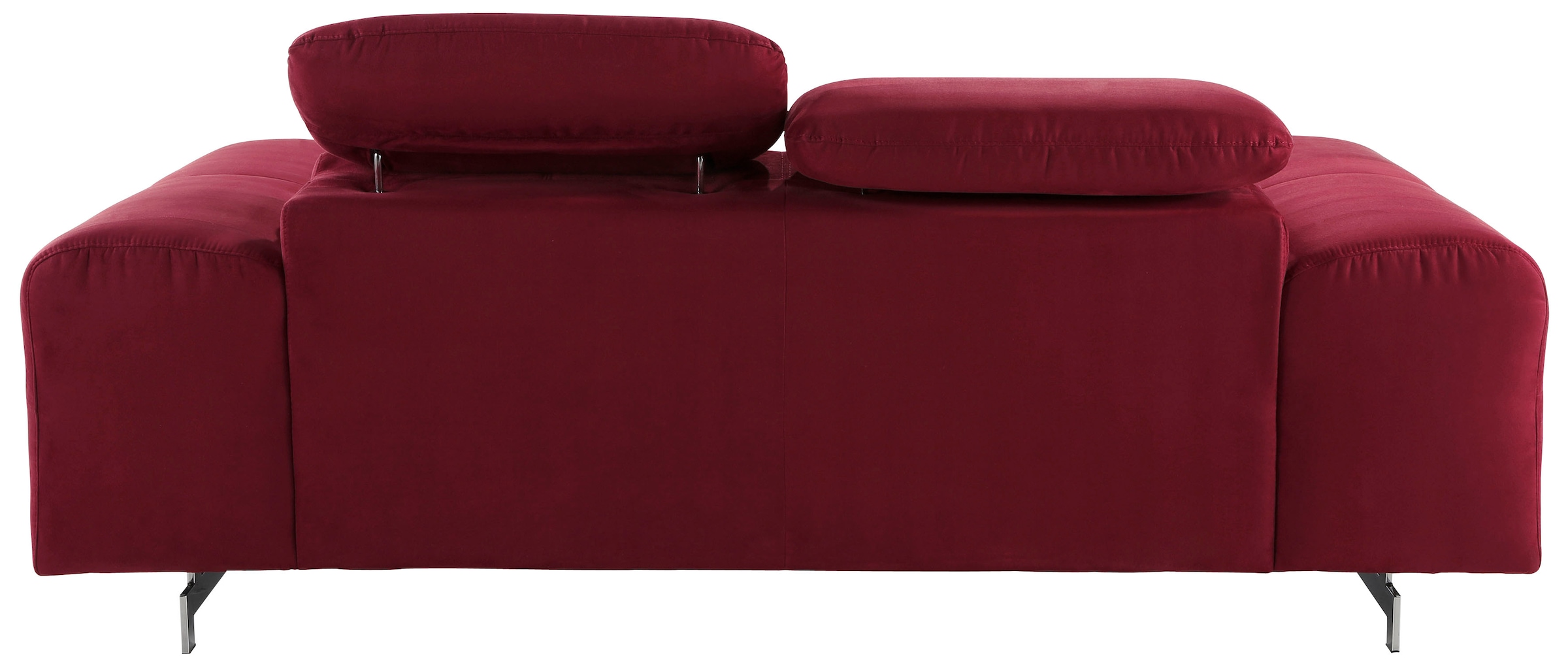 COTTA 2-places »Chef« Big-Sofa mit Kopfteilverstellung, edle Metallkufen