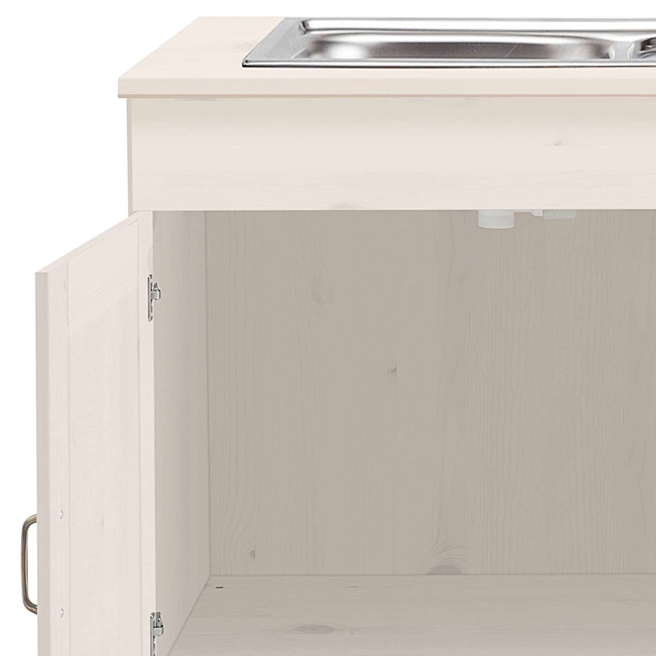 Home affaire Pantryküche »Alby« Breite 150 cm, in 2 Tiefen, ohne E-Geräte