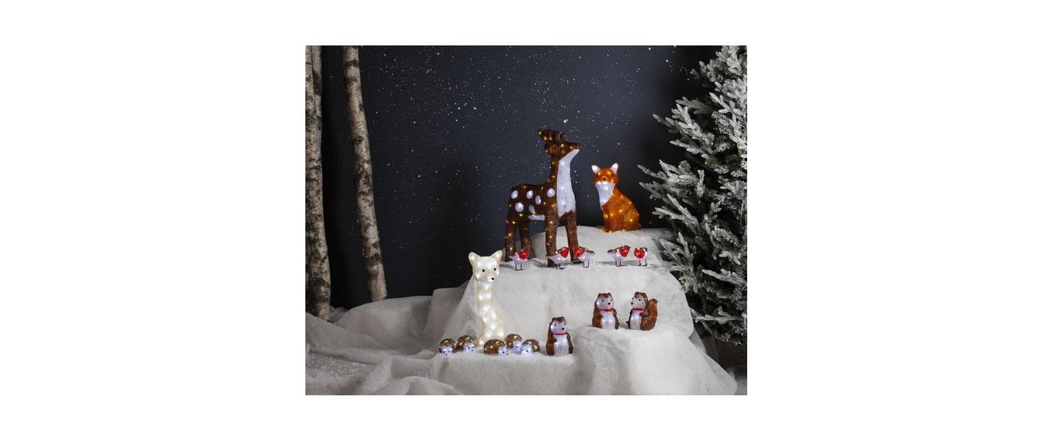 Parforce Traditional Hunting LED Dekofigur »Trading LED-Figur Crystalo Reh«