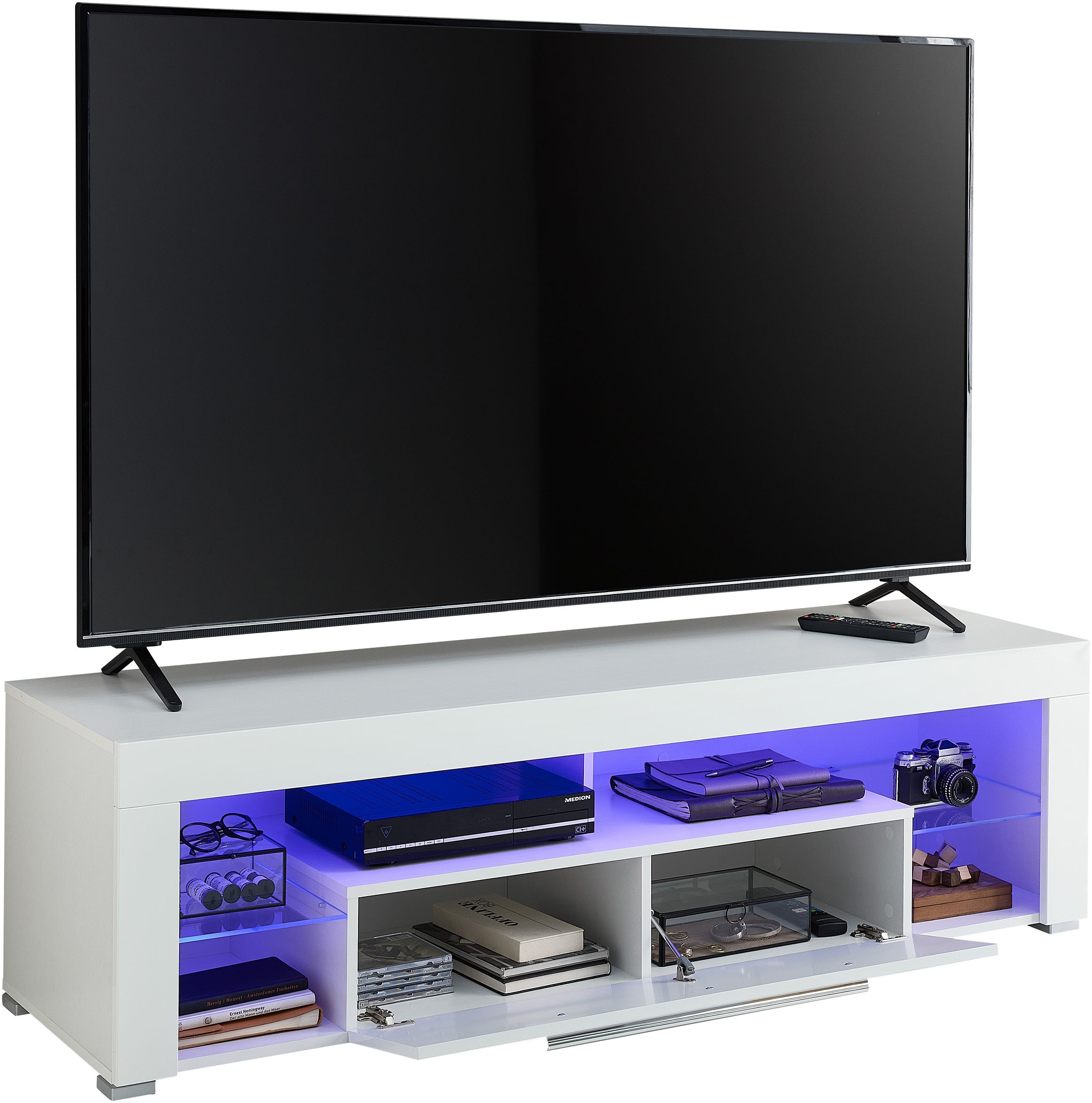 Stolkom Meuble TV »Goal« Oberboden bis 25 kg belastbar, 1 Klappe mit Griff