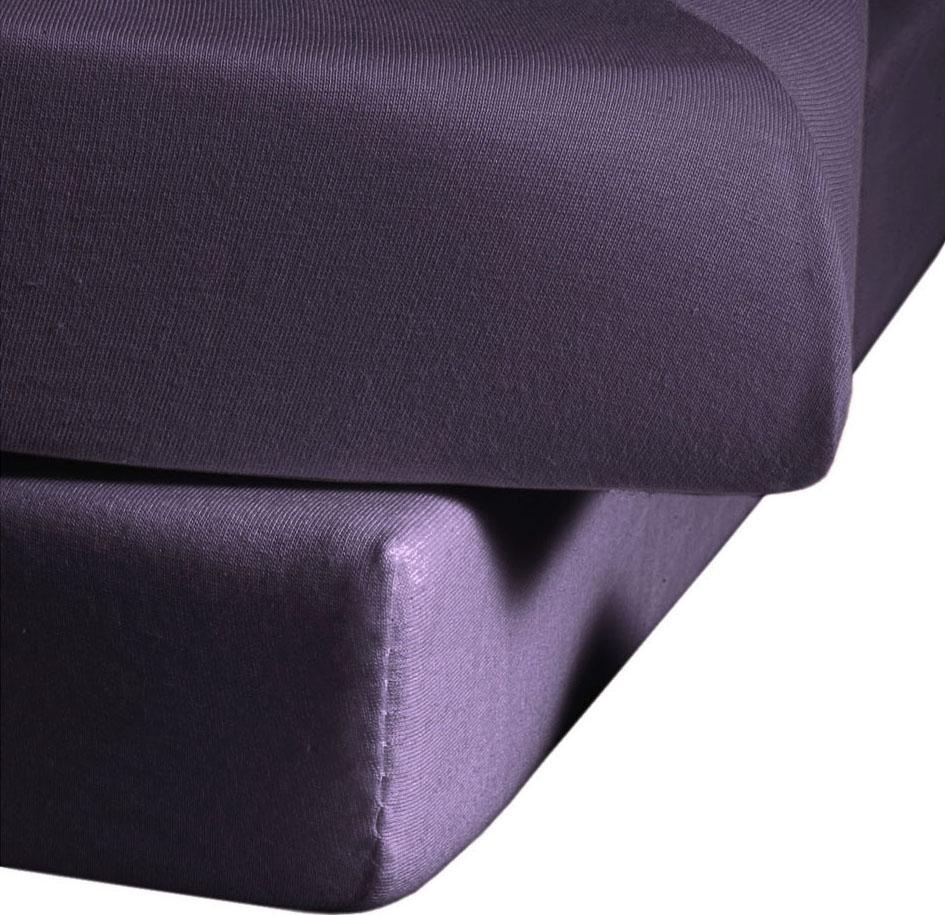fleuresse Draps de lit »Colours in Gr. 90x200, 140x200 oder 180x200 cm« Mako satin, pour matelas jusqu'à 23 cm de hauteur, drap-housse, drap-housse extensible