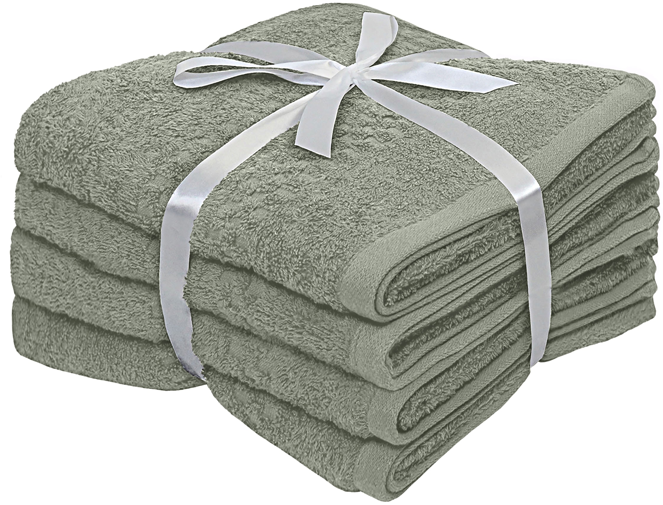 GOODproduct Serviette de bain »Regona, Handtücher 50x100cm, als Uni-Set und mit Karomuster, 500gr/m²« Serviettes premium avec bordure, set, 100% coton, garantie 5 ans