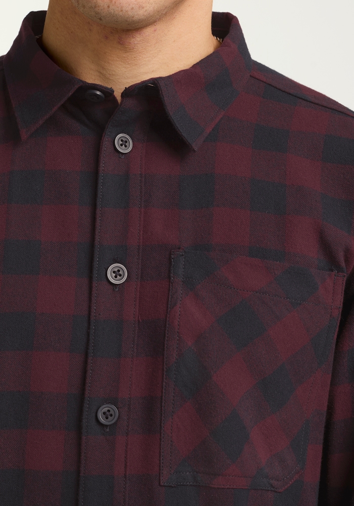 Jack Wolfskin Flanellhemd »LITE FLANNEL SHIRT M« Flanellhemd, weich, atmungsaktiv
