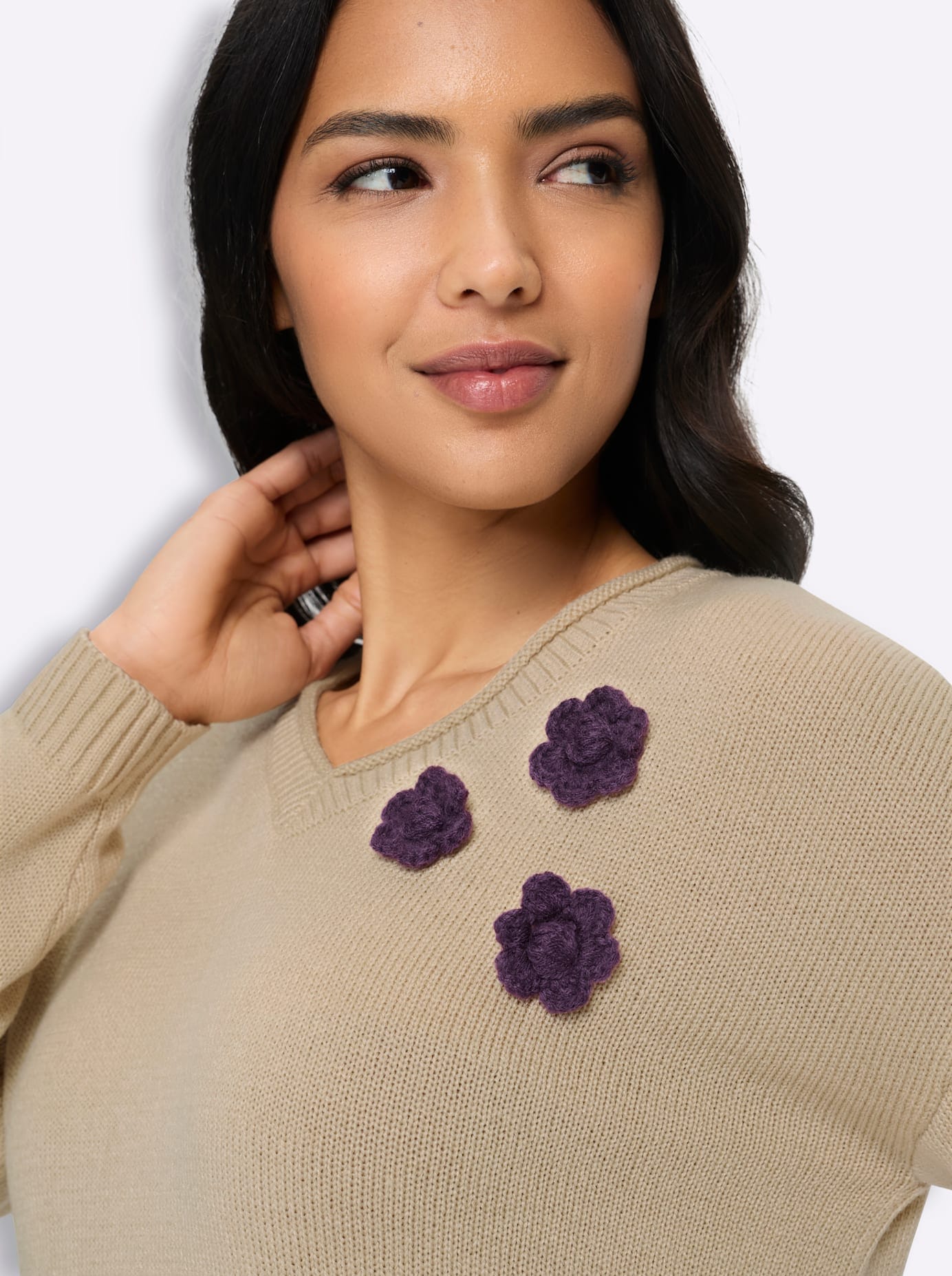 Classic Basics Pull col V »Strickpullover«