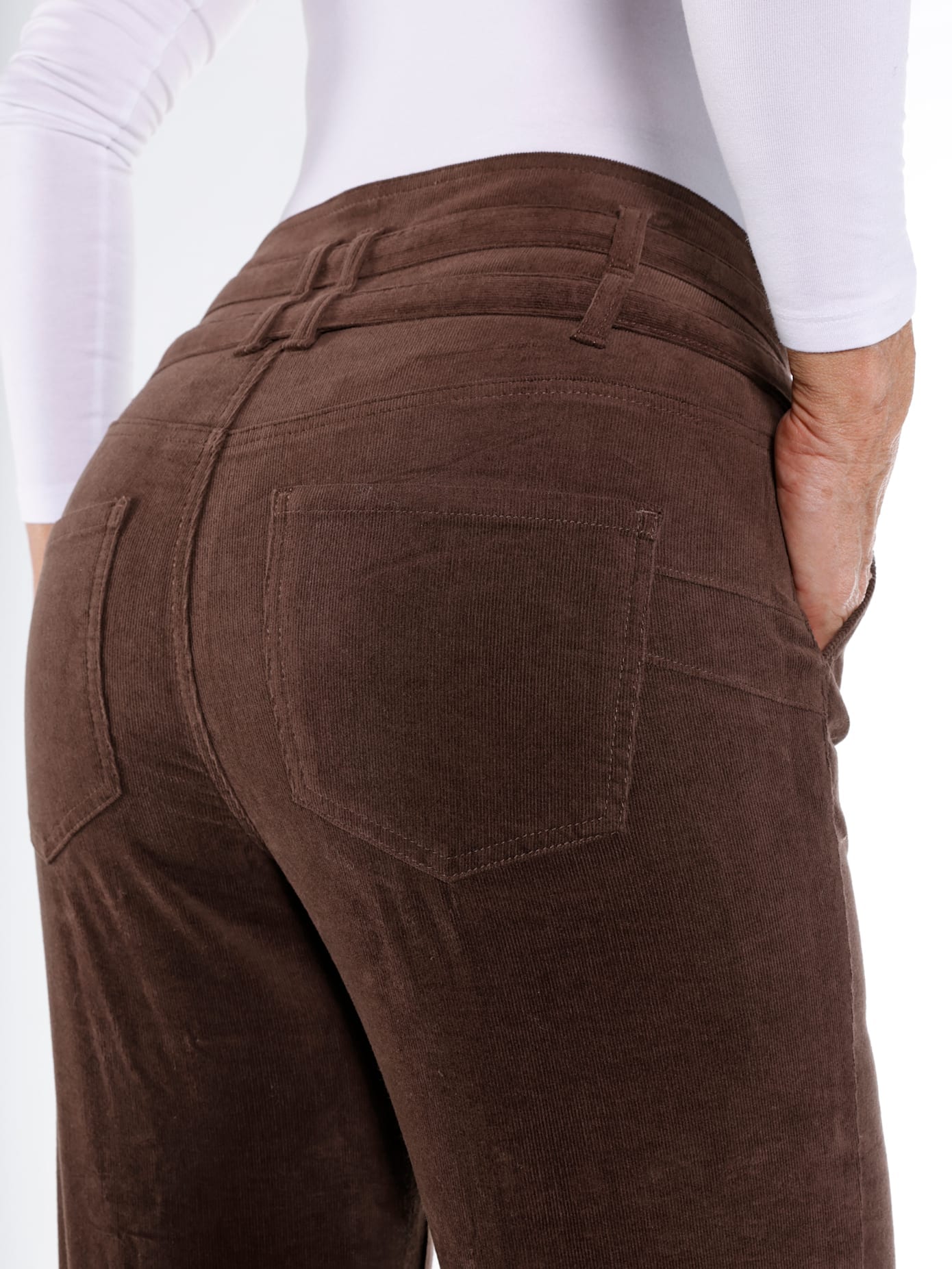 heine Pantalon en velours côtelé