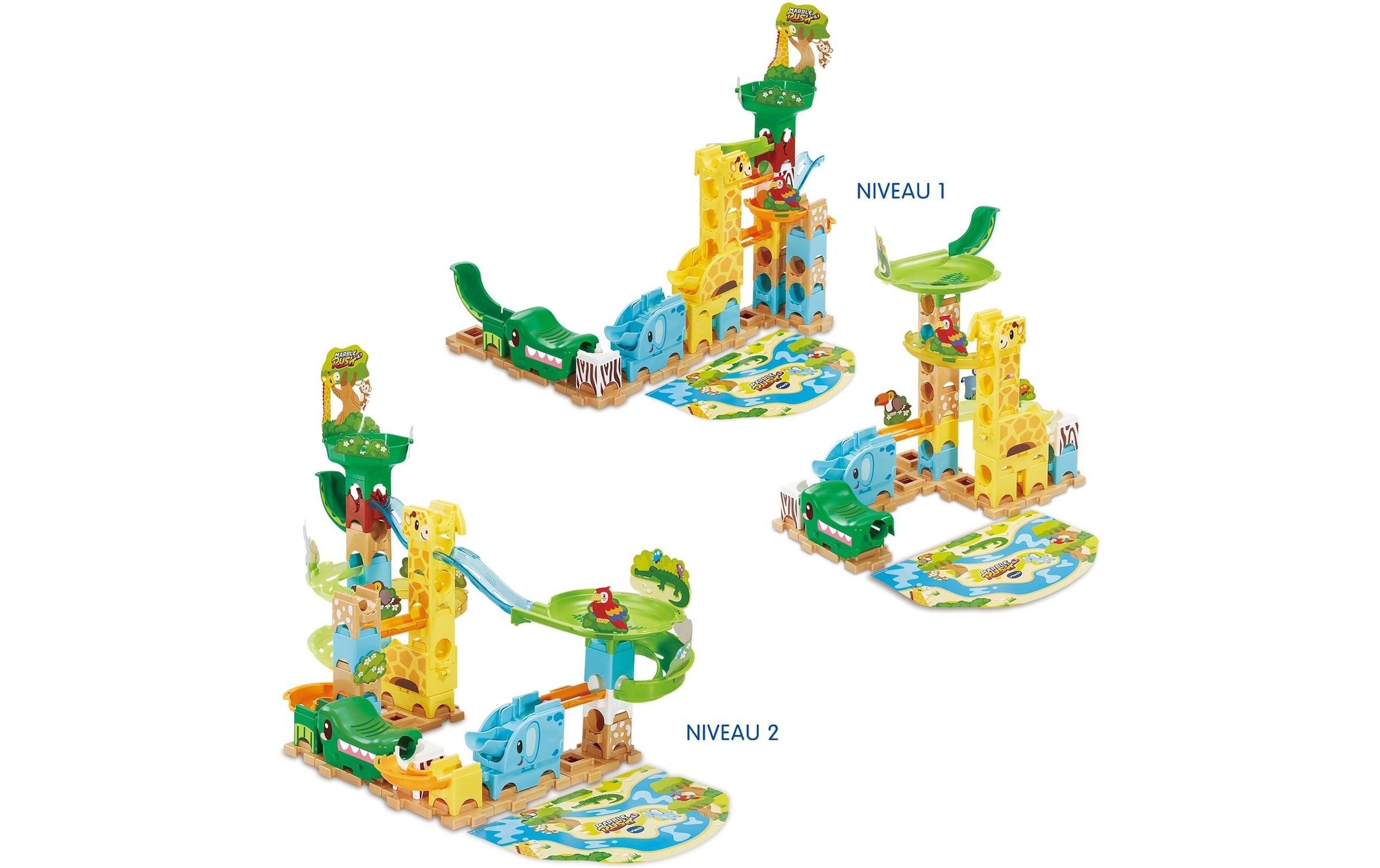 Vtech® Kugelbahn »Marble Rush Junior Animal Set J100 -FR-«