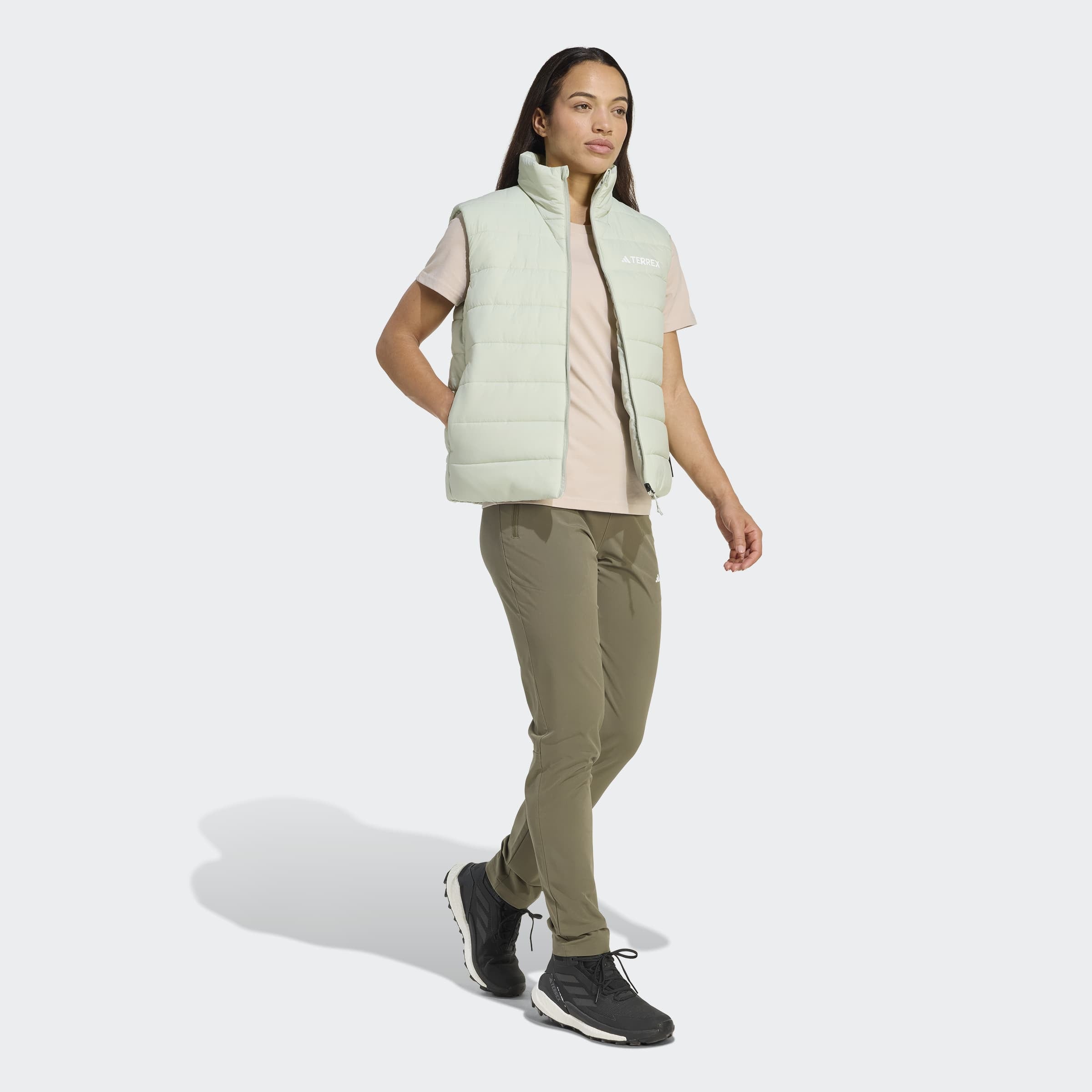 adidas TERREX Funktionsweste »W MT ESS PAD V« für Sportmode und Outdoormode, mit Reissverschluss, aus Kunstfaser