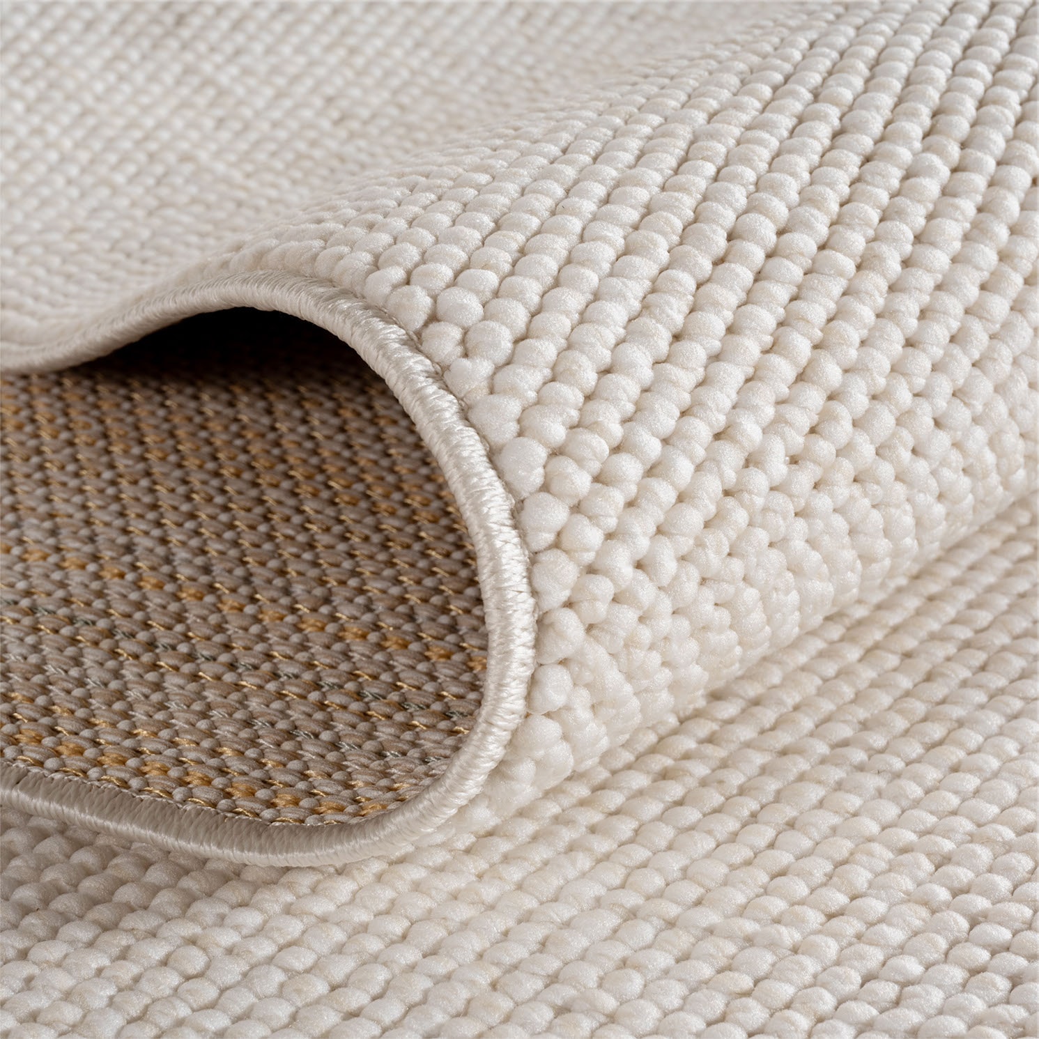 Ayyildiz Teppiche Tapis »HELIX 2200  , auch als Läufer und Rund erhältlich« Rectangulaire 7 mm Höhe Effet 3D grâce à la technique de tissage cut-loop, aspect laine, bouclé, salon
