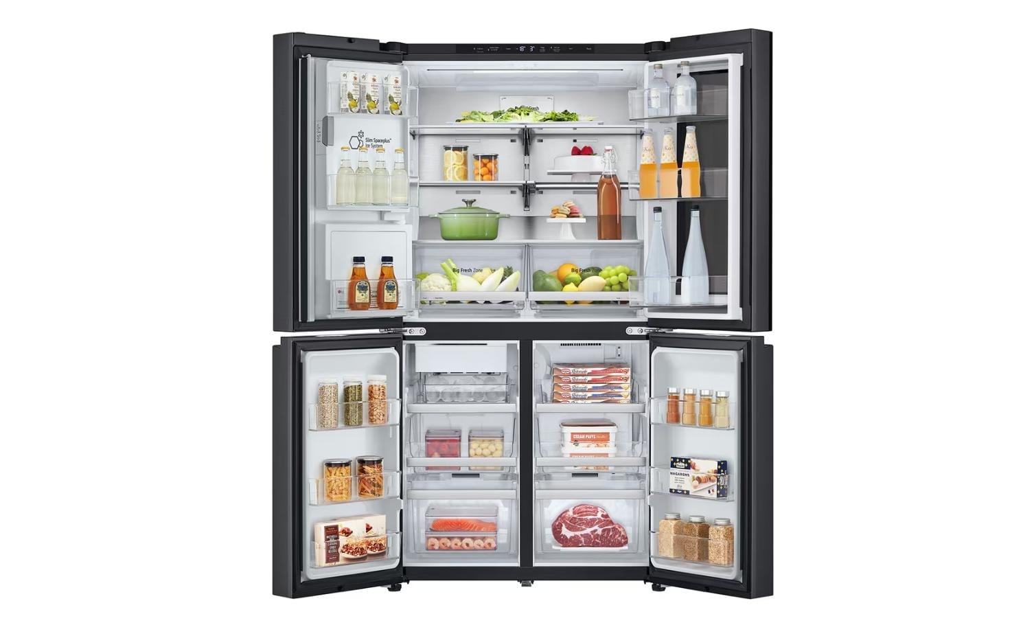LG Side-by-Side »GMG960MMSD« 179,2 cm hoch 91,4 cm breit Side by Side Kühl- und Gefrierteil