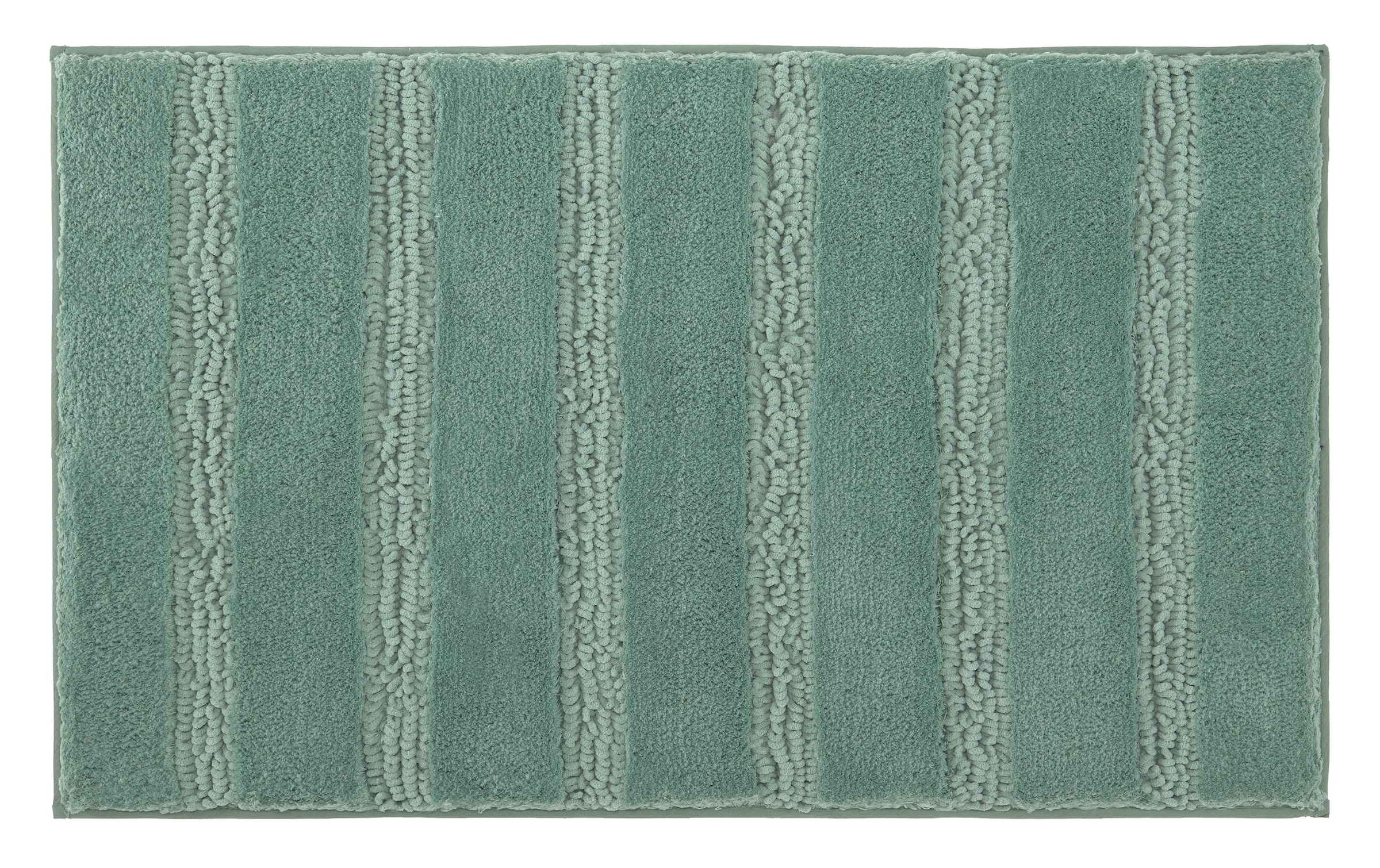 Kleine Wolke Tapis de bain »Monrovia« Höhe 23 mm Badteppich, Uni Farben, gestreift, aus Mikrofaser, waschbar