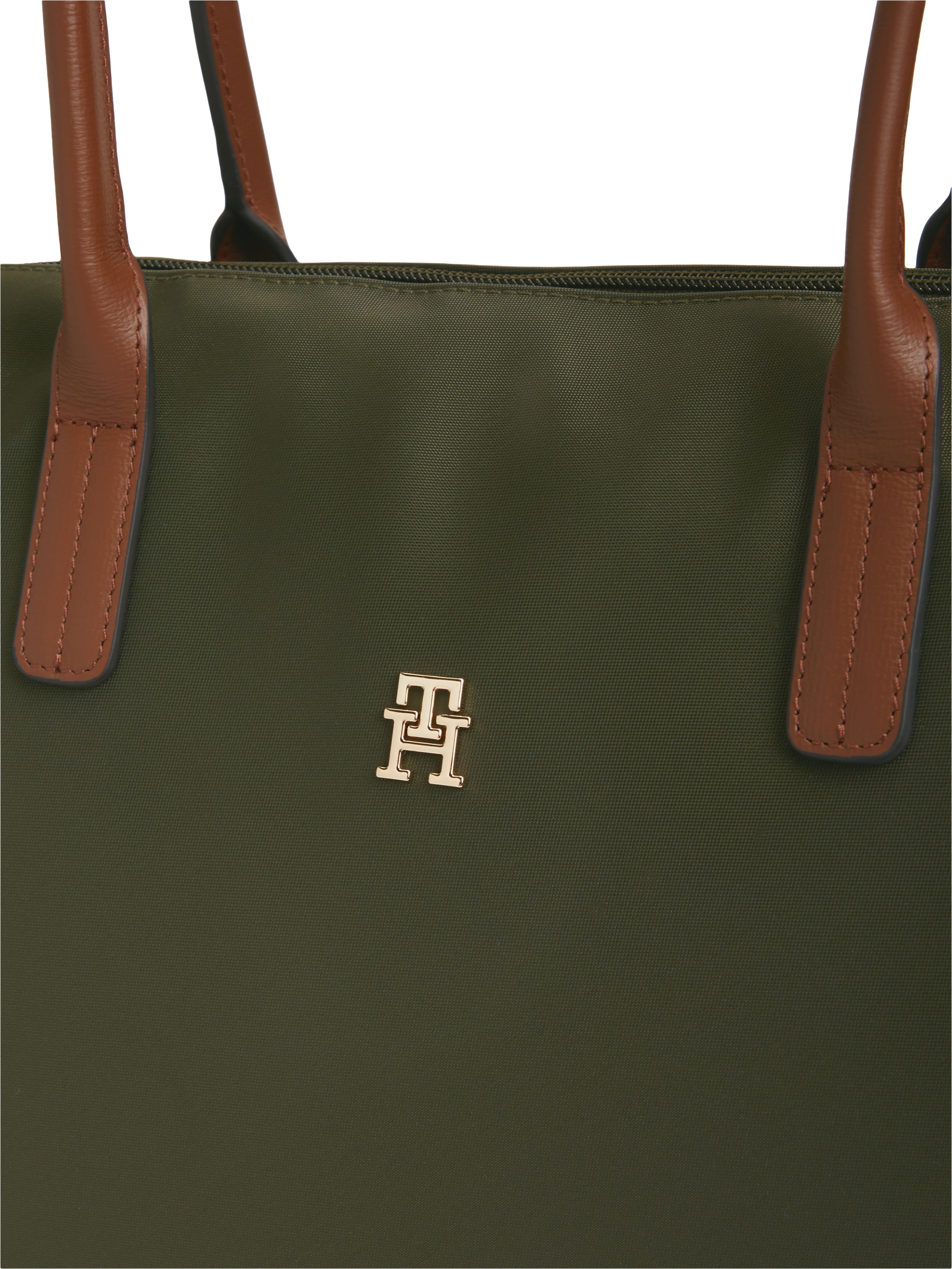 Tommy Hilfiger Sac de transport »POPETTE TOTE« sac à main femme, sac épaule avec anses contrastées