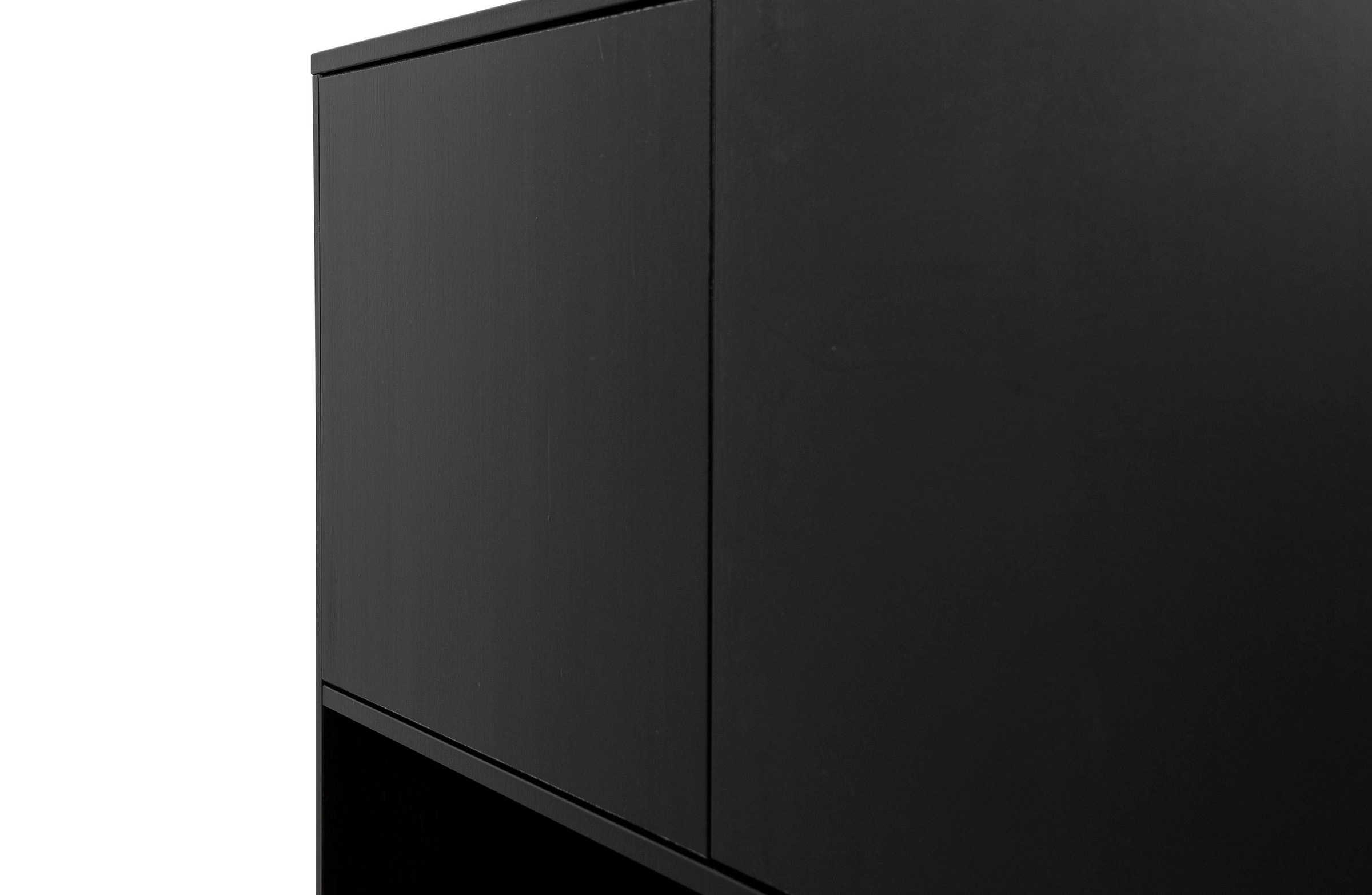 WOOOD Buffet »Finca FSC®-Kiefernholz mit Druckmechanismus, H 170 x B 110 x T 40 cm« Tragkraft 10 kg pro Boden, offenes Mittelfach, sichtbare maserung