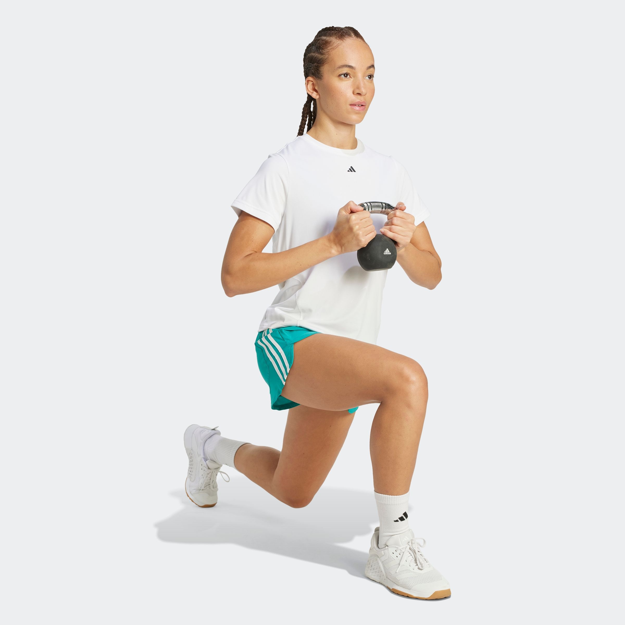 adidas Performance Shorts »PACER WVN HIGH«  Woven Trainingsshorts mit hohem Bund