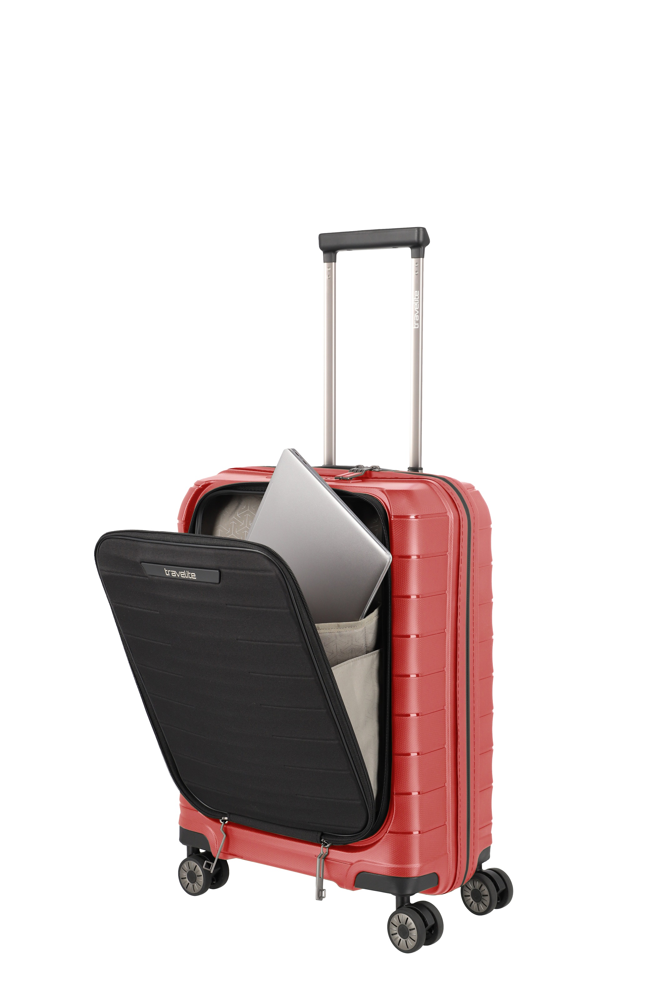 travelite Trolley »MOOBY Koffer Hartschale« 44 l 4 Rollen mit TSA-Schloss und kratzresistenter Oberfläche – leicht und robust