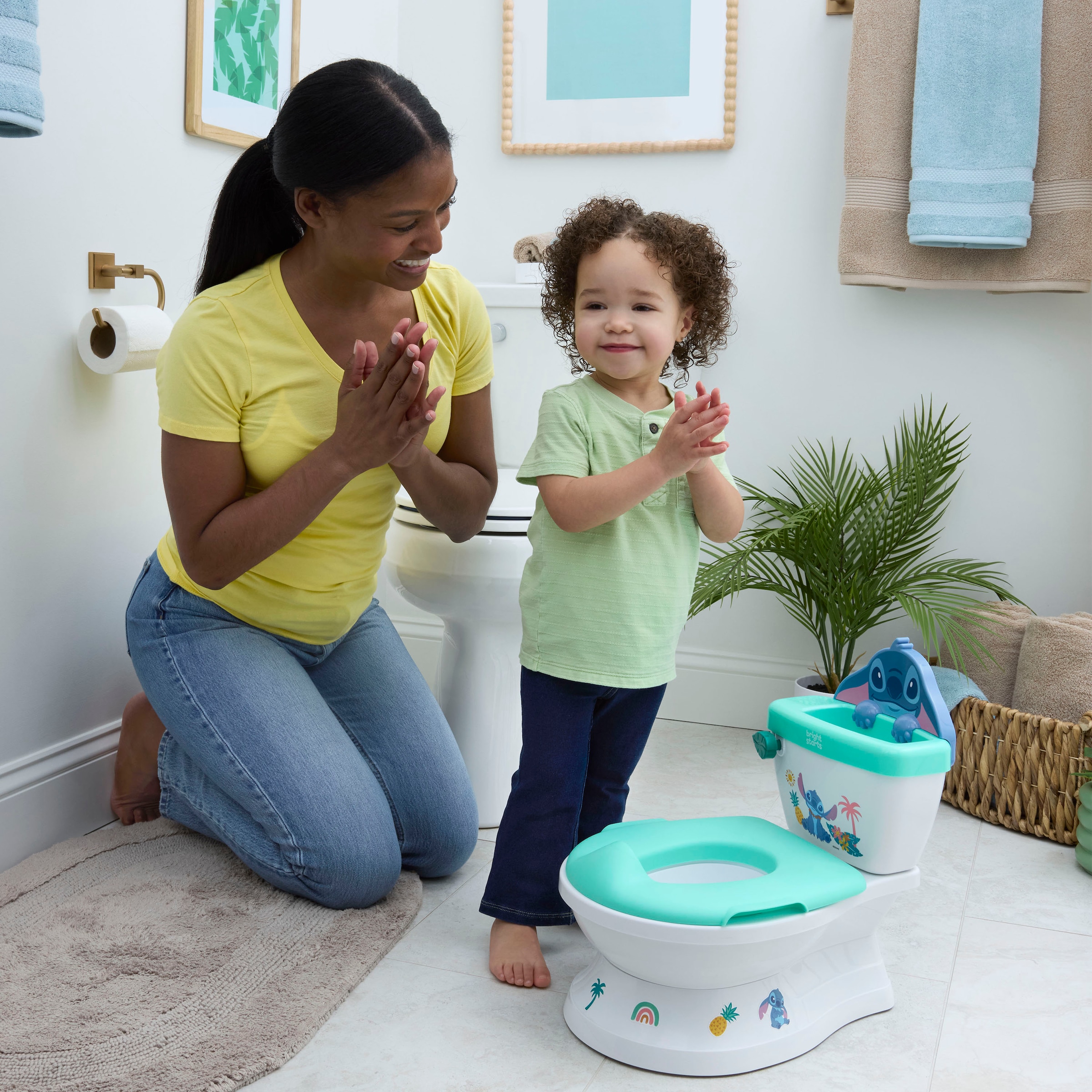 Bright Starts Toilettentrainer »Stitch My Size Potty«