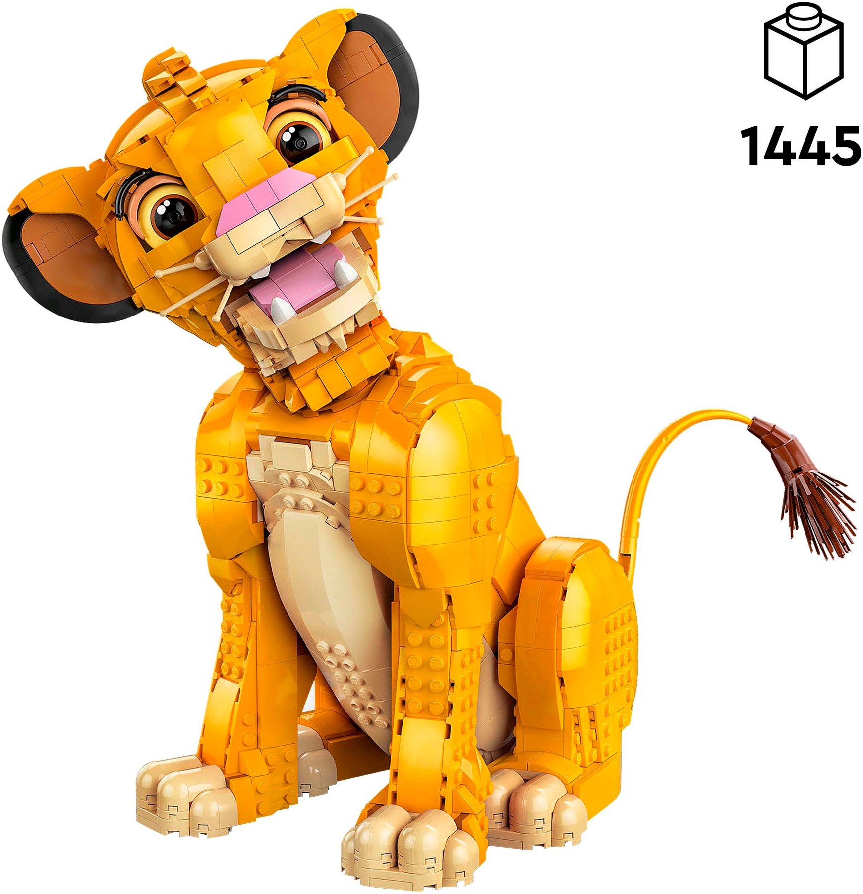 LEGO® Konstruktionsspielsteine »Simba, der junge König der Löwen (43247), LEGO Disney Classic« Made in Europe