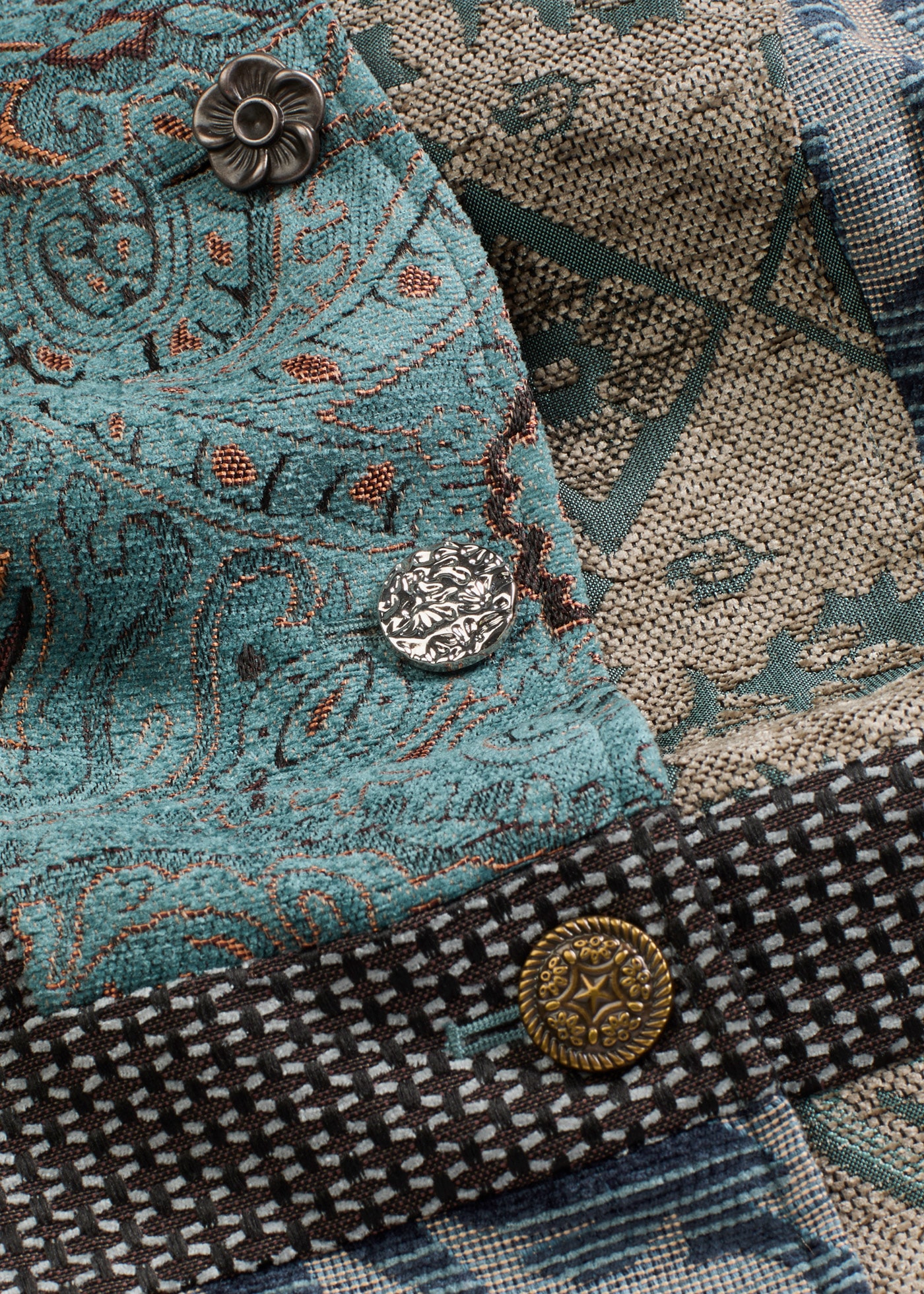 bonprix Manteau court »Kurzmantel im aufwändigen Jaquard-Design« Kurzmantel im aufwändigen Jaquard-Design