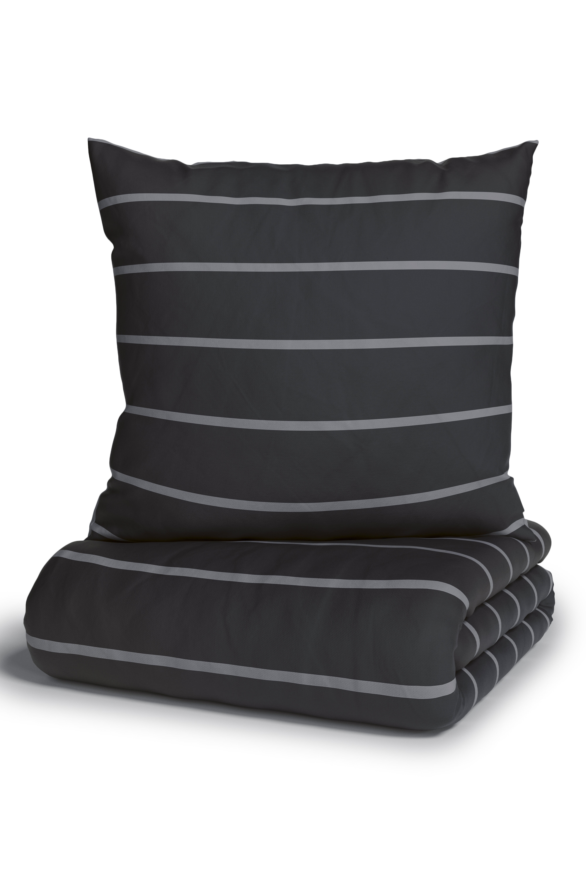 GOODproduct Bettwäsche »Katja« 2 Bettwäsche aus Baumwolle, Bettwäsche mit Streifen-Design, Wendeoptik