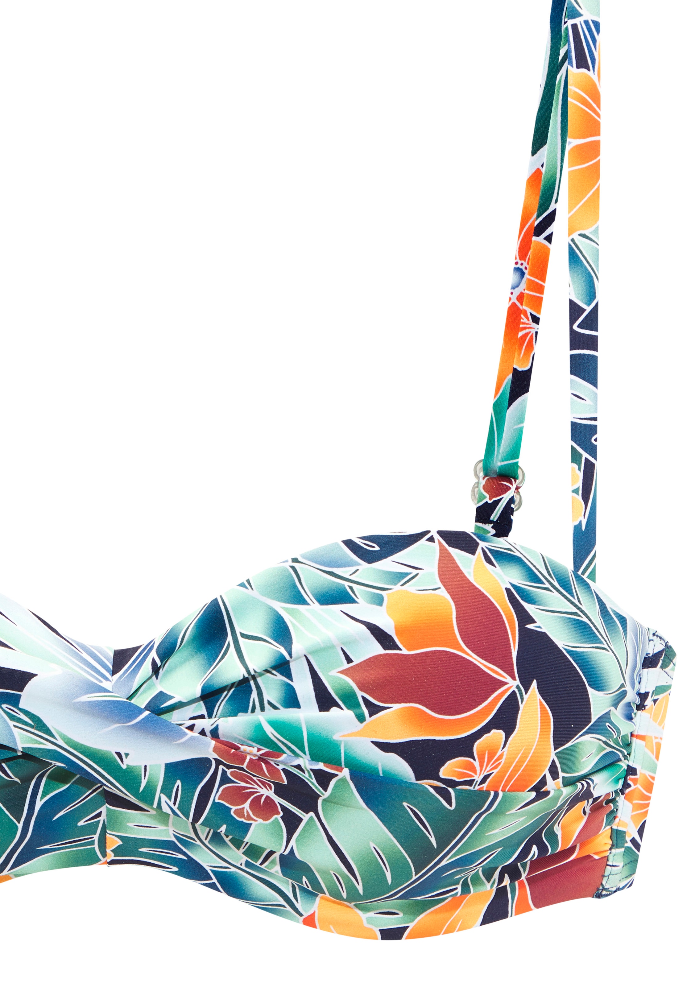 Sunseeker Top bikini bandeau à armatures »Elife« Tropischer Print