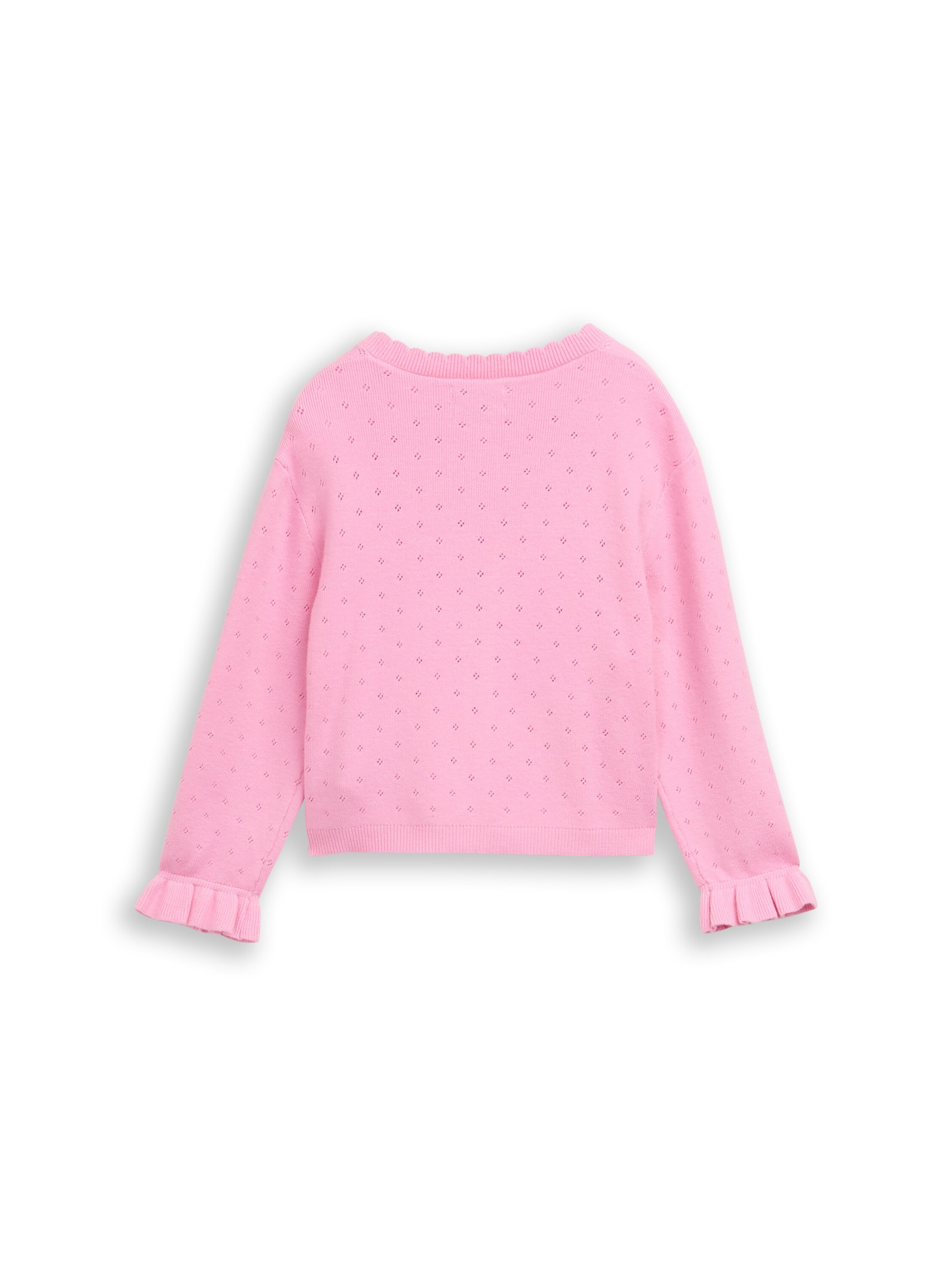 TOM TAILOR Veste en tricot ajouré mit Muster