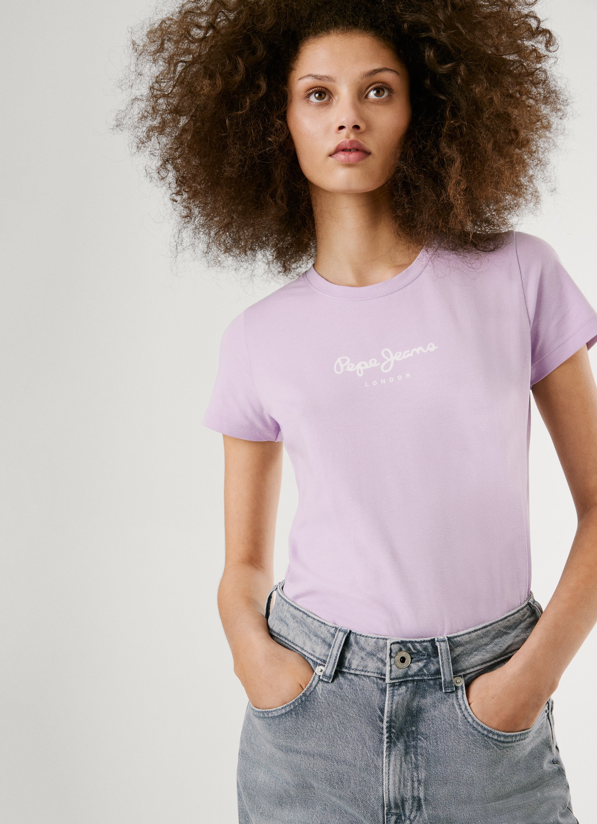 Pepe Jeans T-shirt »NEW VIRGINIA« mit Markenprint