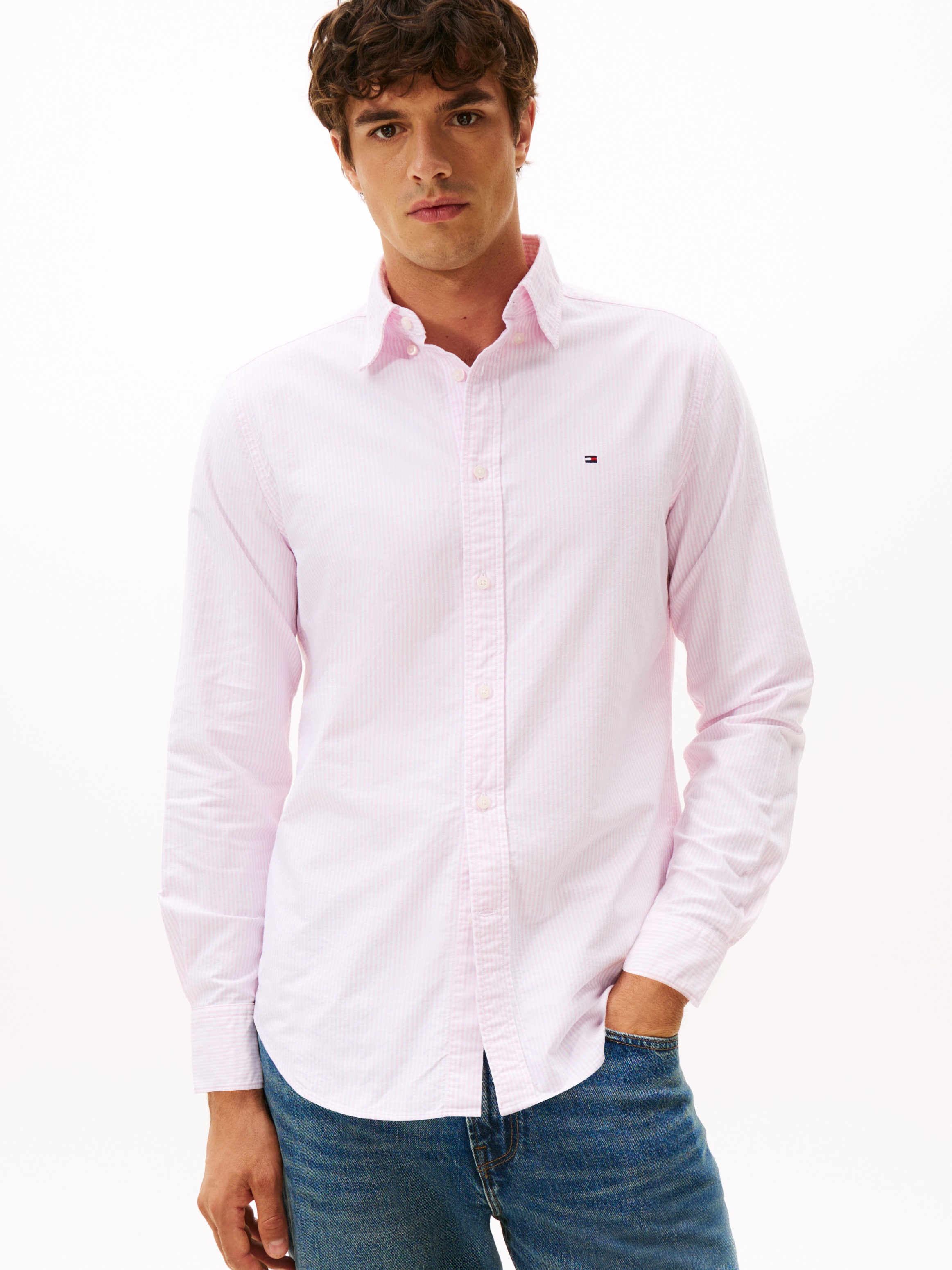 Tommy Hilfiger Chemise à manches longues »HERITAGE OXFORD STRIPE Regular Fit SHIRT«