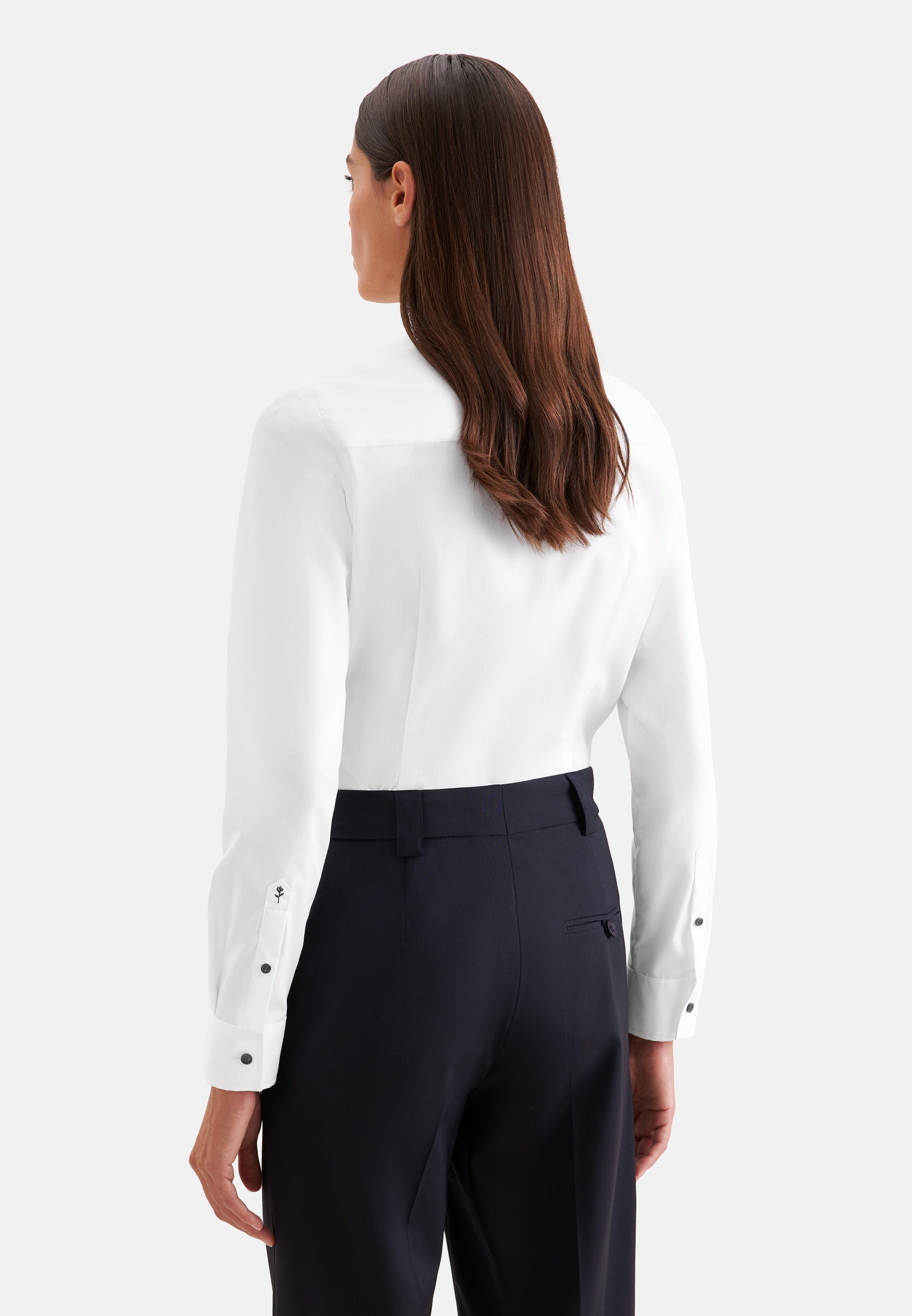 seidensticker Blouse chemise col 1/1 uni