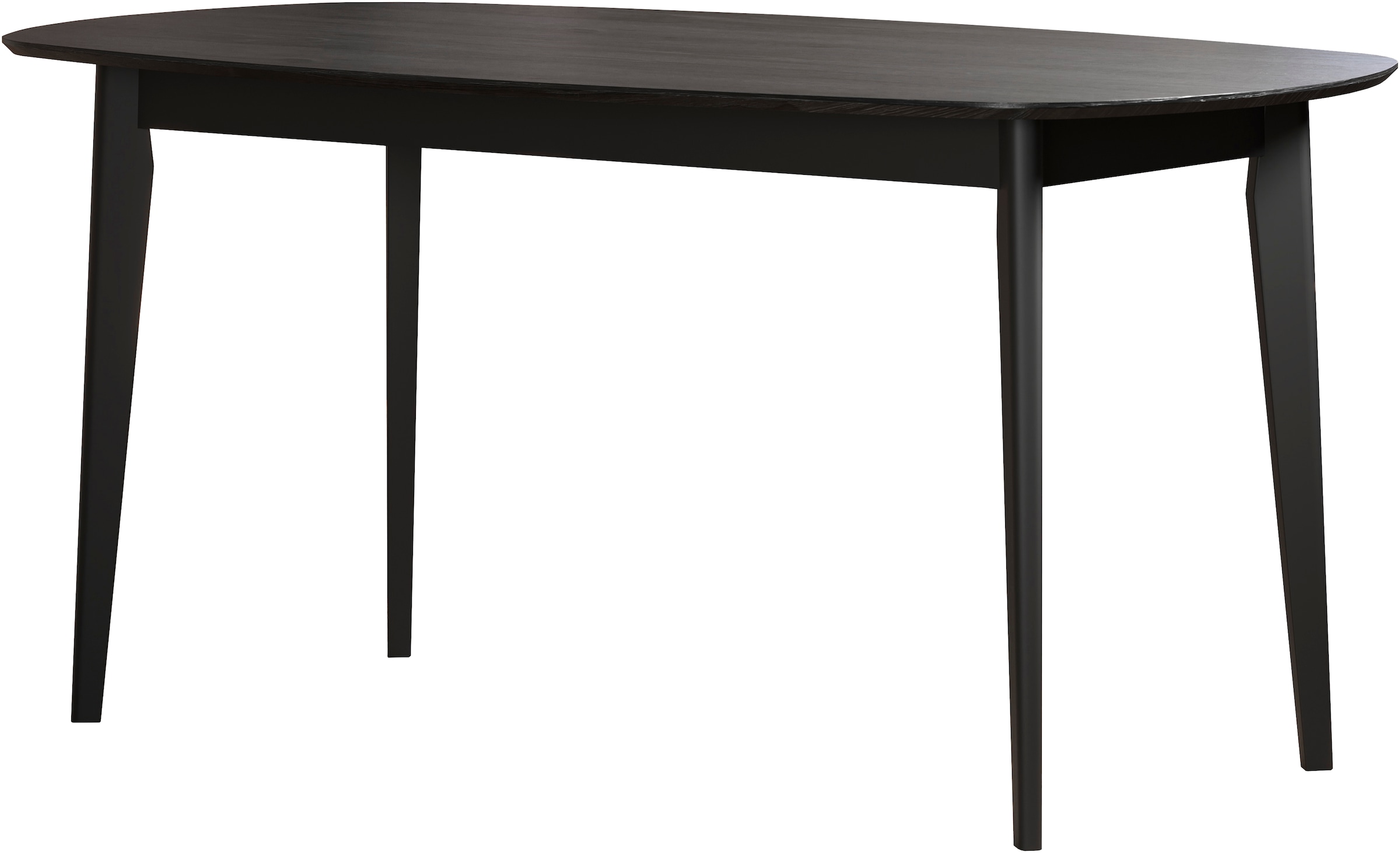 INOSIGN Table de salle à manger »Ronda« 1 cuis tlg. Esszimmertisch oval auf Massivholzfüssen - (B/T/H) 160/90/77 cm