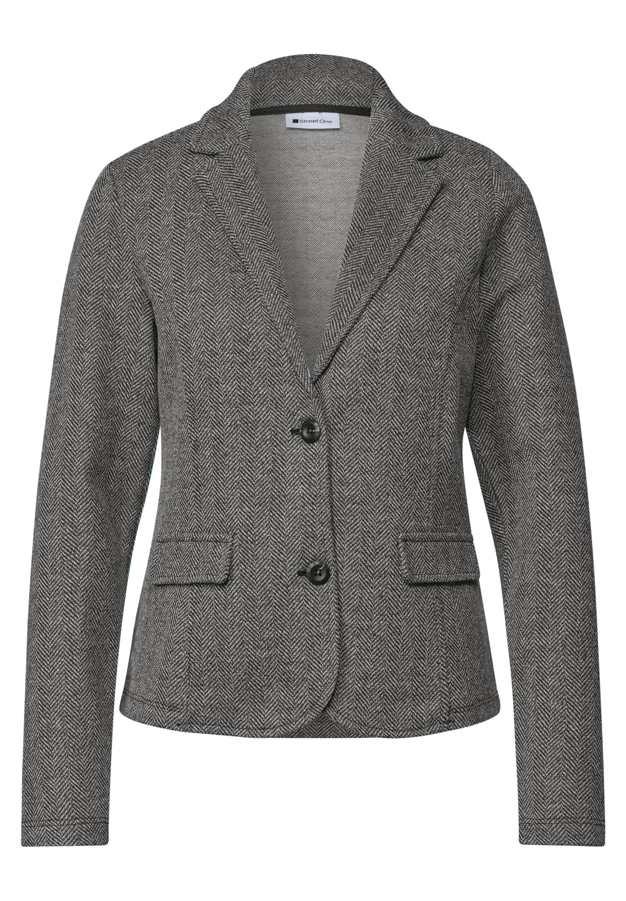 STREET ONE Jackenblazer mit Reverskragen und Dessin