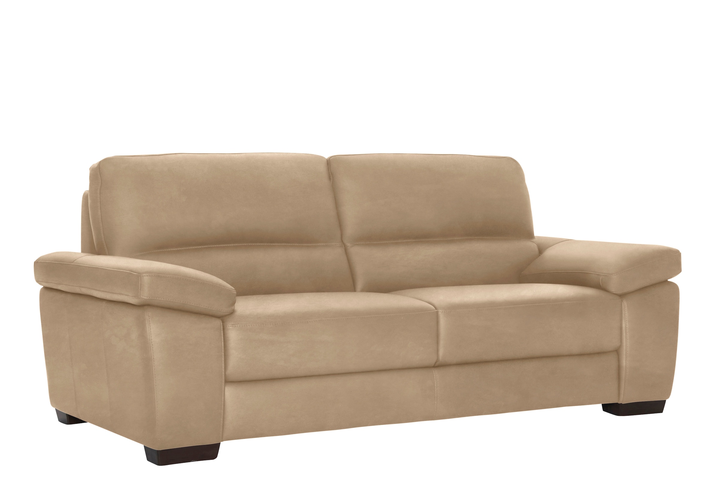 CALIA ITALIA 3-Sitzer »Gaia, Sofa im edlen Design und mit erstklassigem Sitzkomfort« aus pflegeleichtem Luxus-Microfaser Ginevra Hydro Care