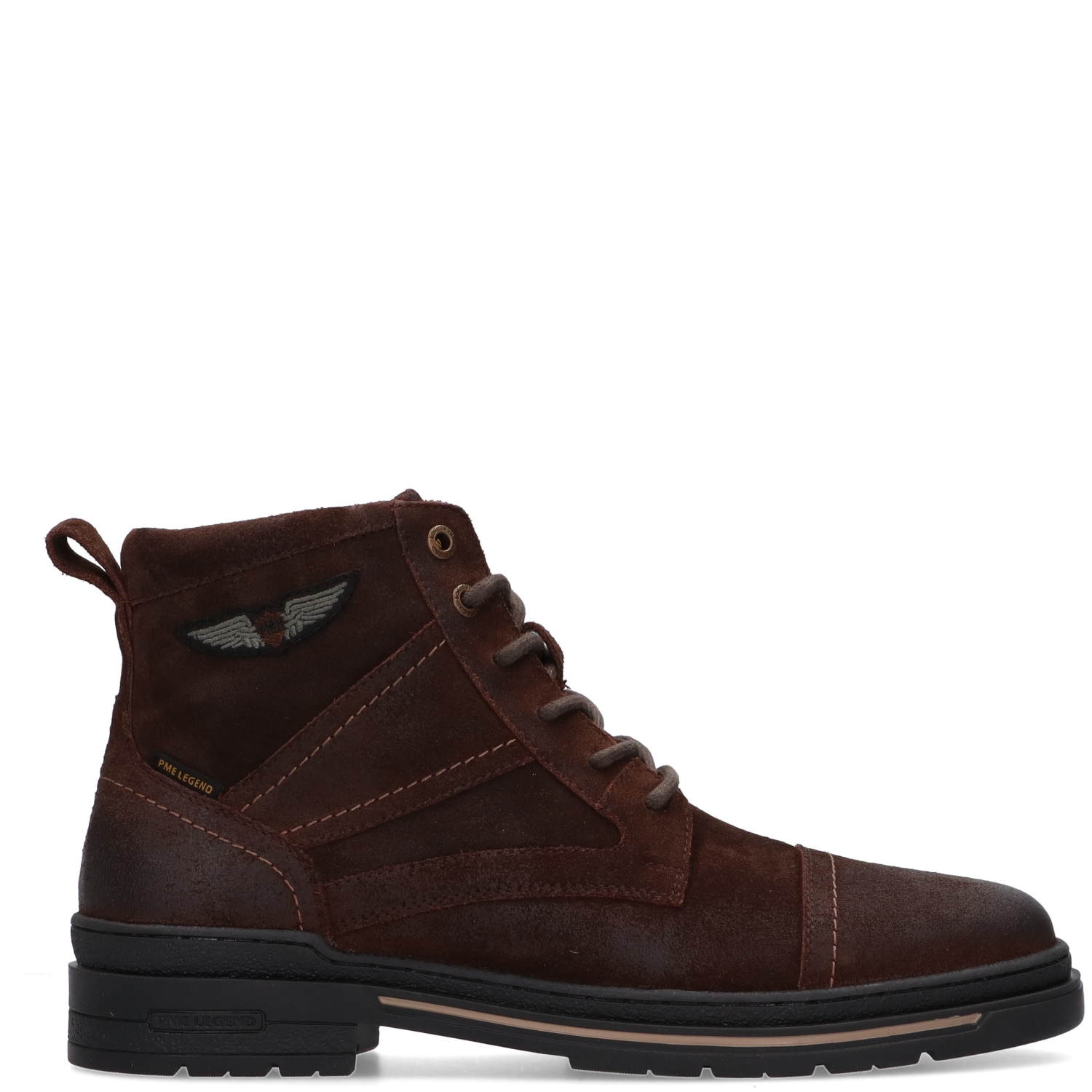 PME LEGEND Bottes à lacets »TARMAC«  Schnürboots, Workerboots mit Anziehlasche und Reissverschluss