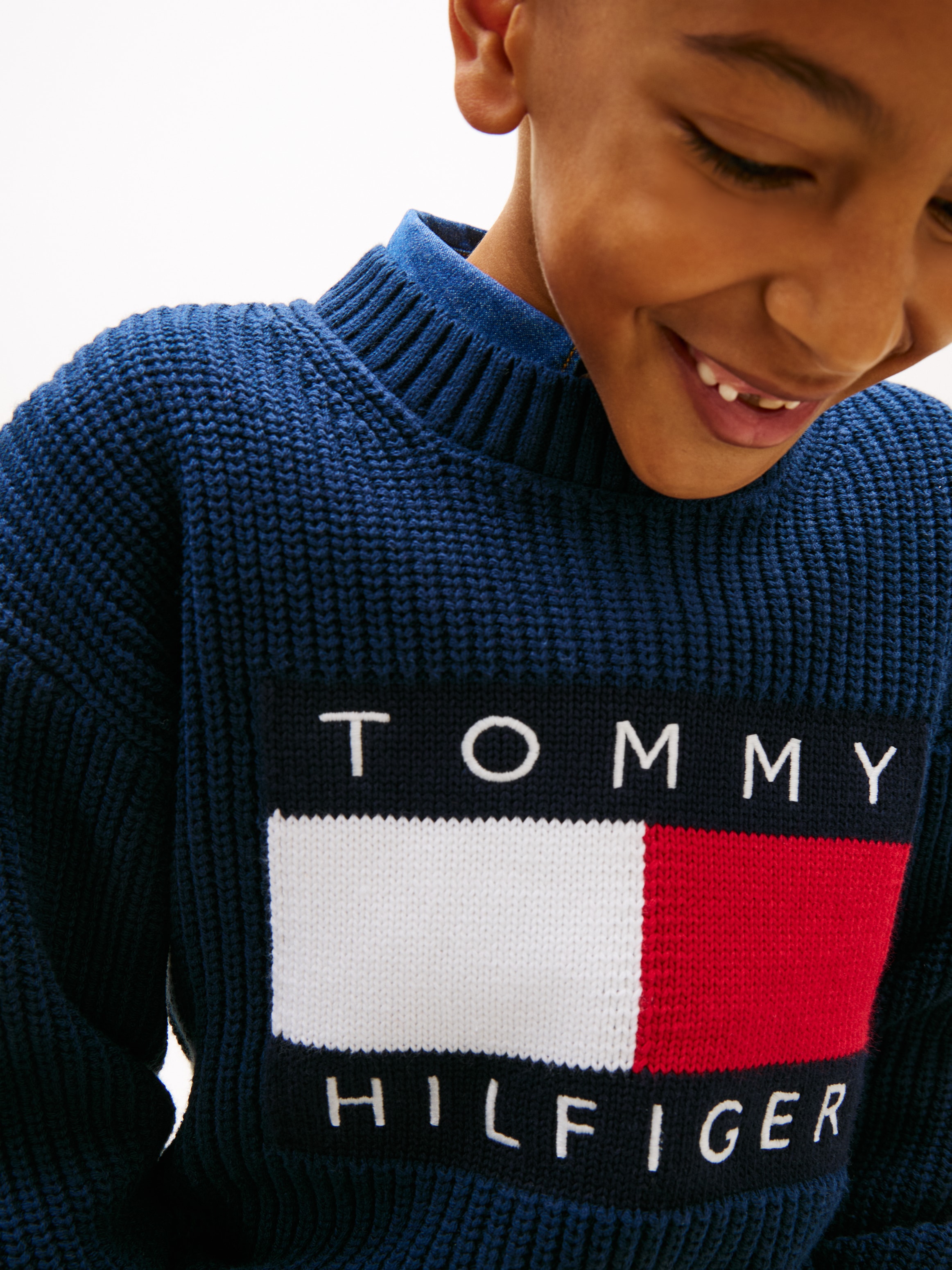 Tommy Hilfiger Pull en tricot Regular fit, für Kinder bis 16 Jahre